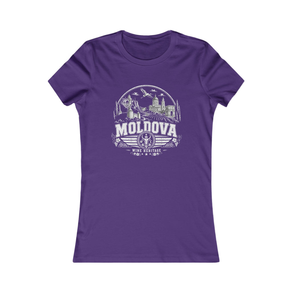 Moldova vintage landmarks women's tee — iconic landmark design | Nameshi Destinations (view 6)