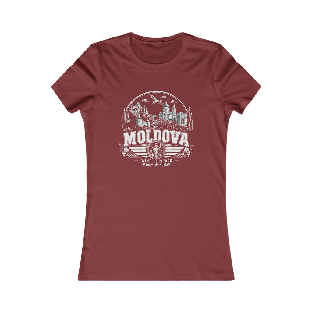 Moldova vintage landmarks women's tee — iconic landmark design | Nameshi Destinations (view 15)