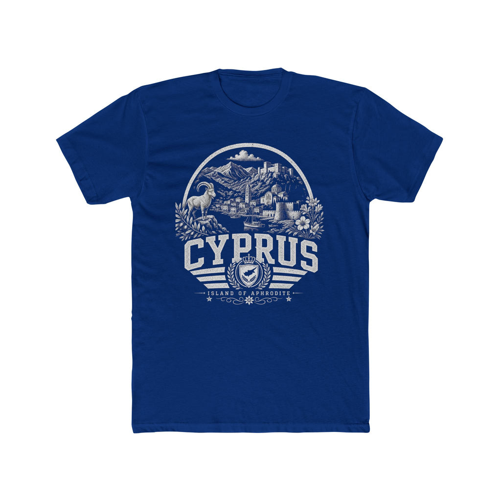 Cyprus vintage landmarks men's tee — iconic landmark design | Nameshi Destinations (view 11)
