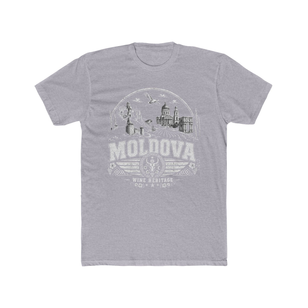 Moldova vintage landmarks men's tee — iconic landmark design | Nameshi Destinations (view 3)