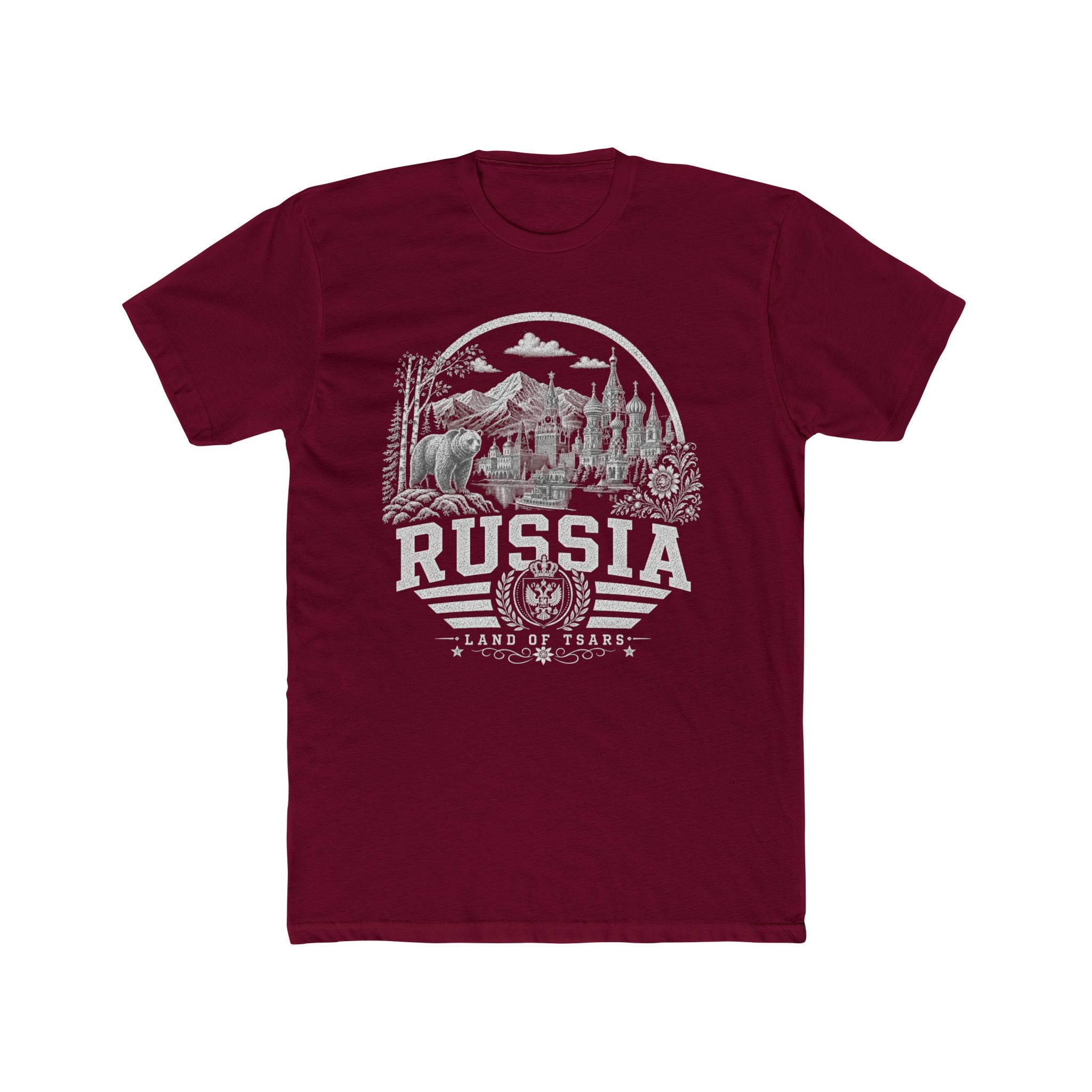 Russia vintage landmarks men's tee — iconic landmark design | Nameshi Destinations (view 14)