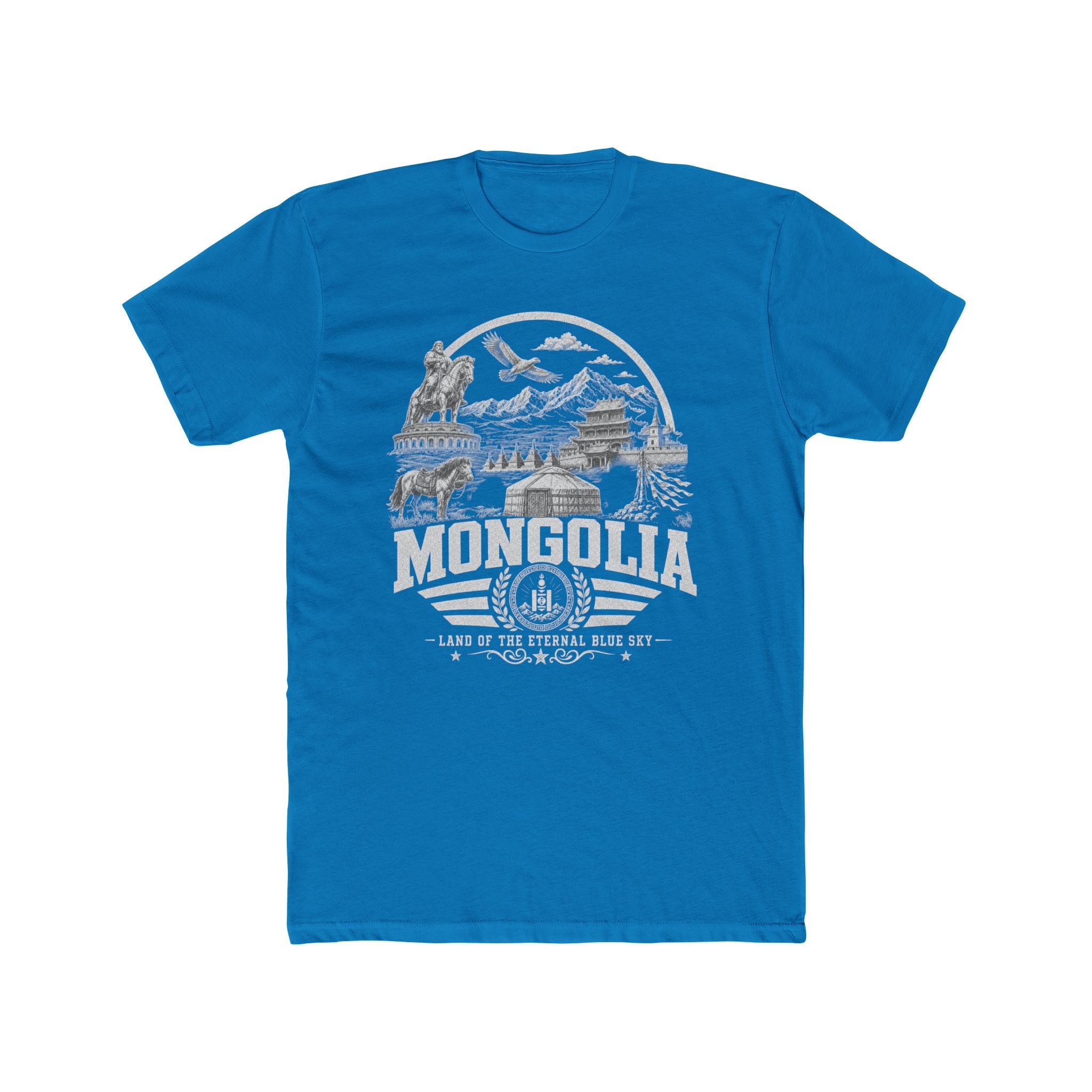 Mongolia Land of the Eternal Blue Sky Men's Tee