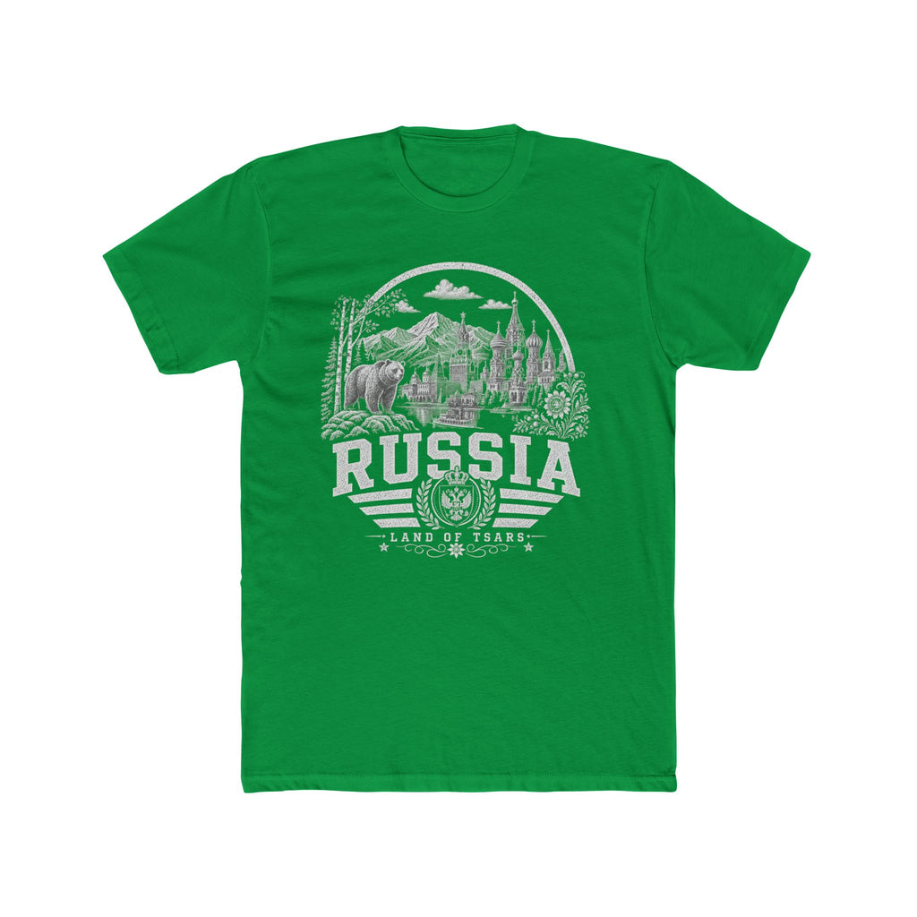 Russia vintage landmarks men's tee — iconic landmark design | Nameshi Destinations (view 6)