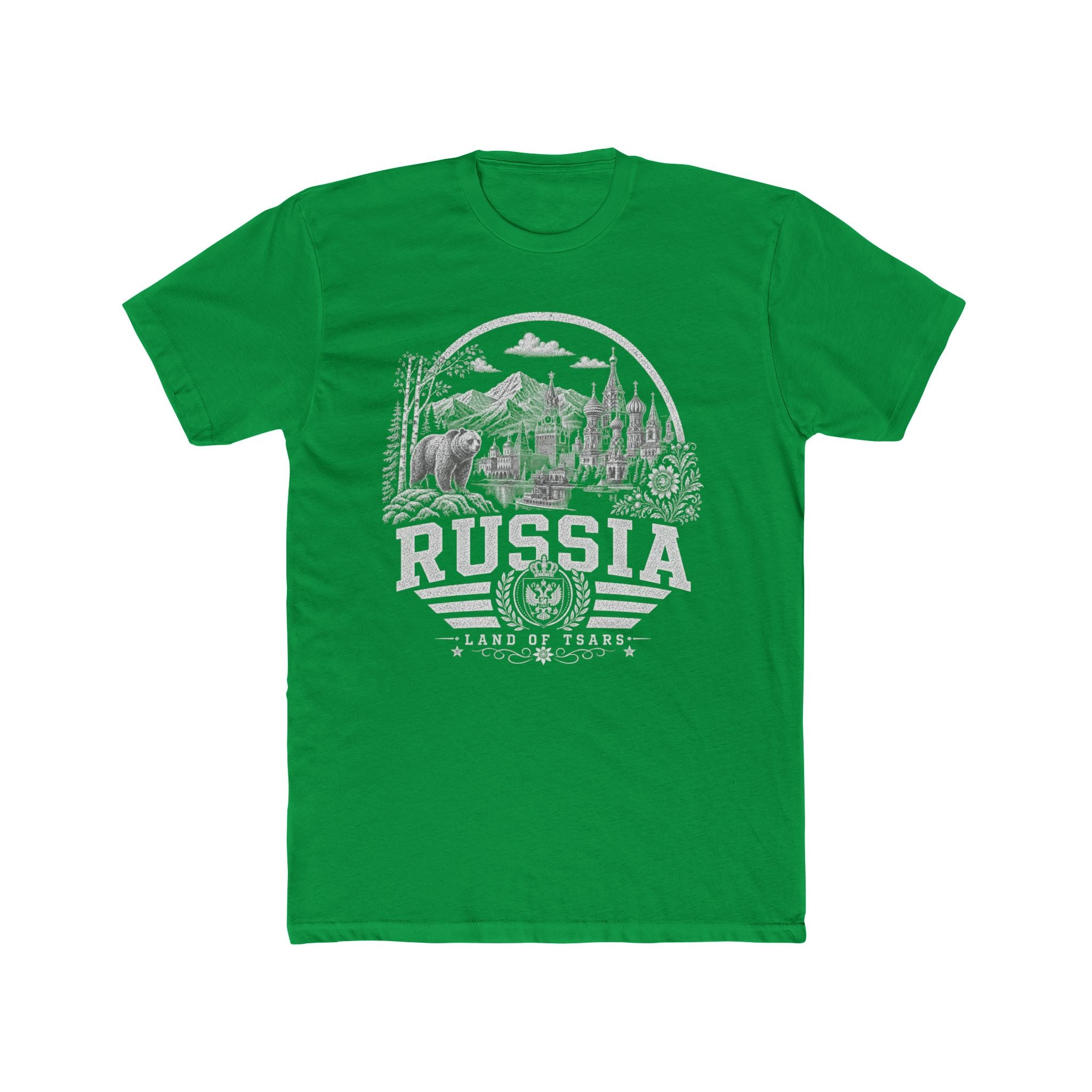 Russia vintage landmarks men's tee — iconic landmark design | Nameshi Destinations (view 6)