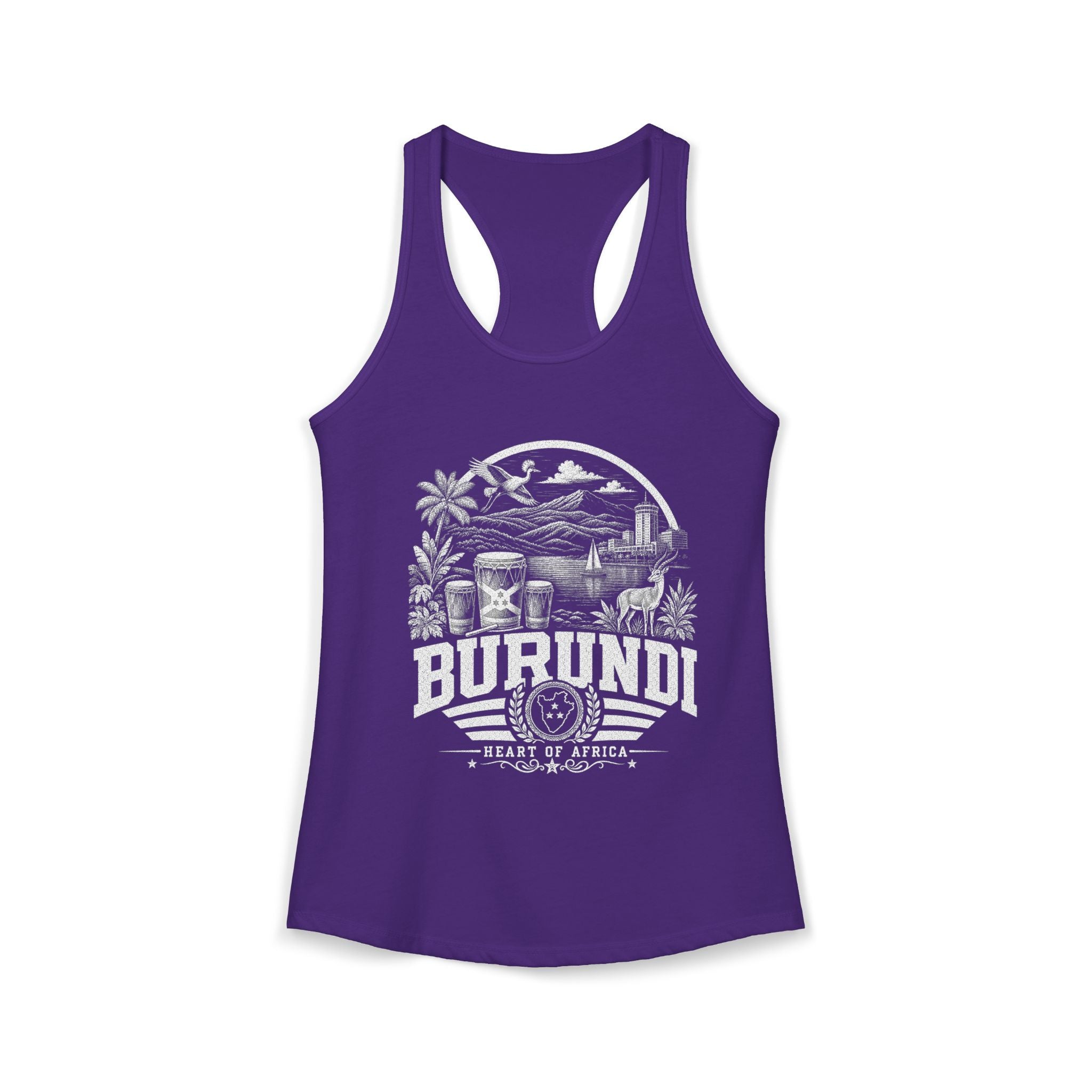 Burundi Heart of Africa Women's Tank Top