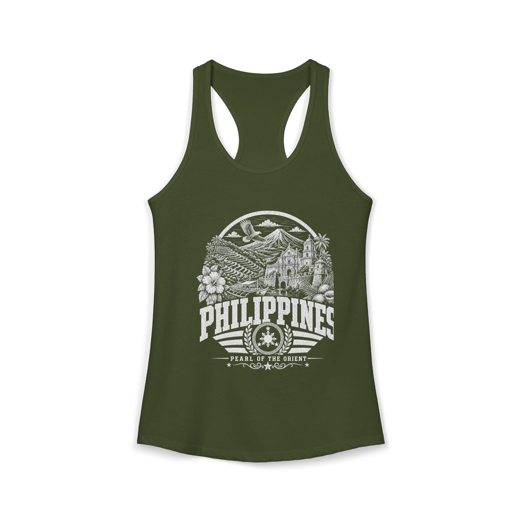 Philippines Pearl of the Orient Women's Tank Top