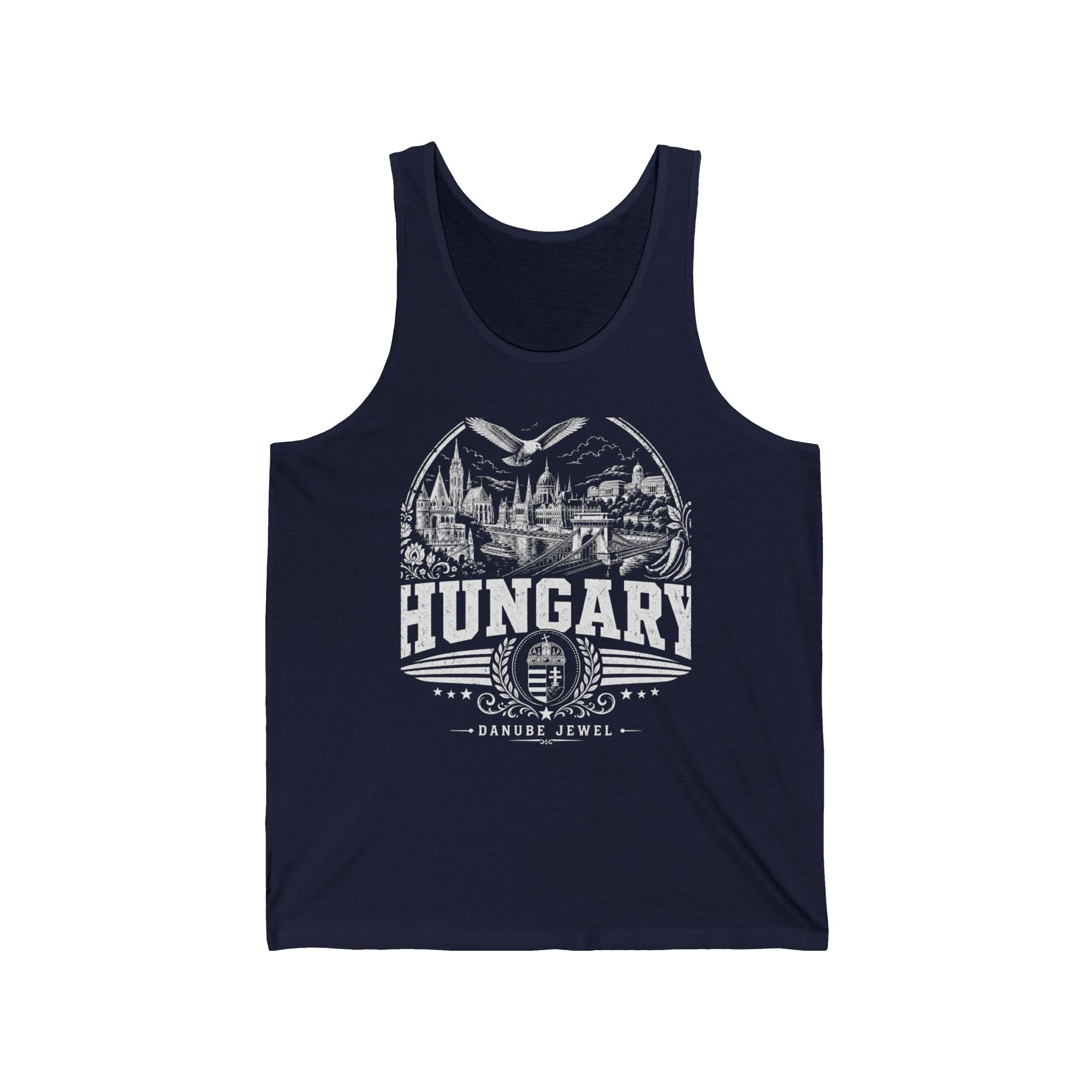 Hungary Danube Jewel Men's Tank Top