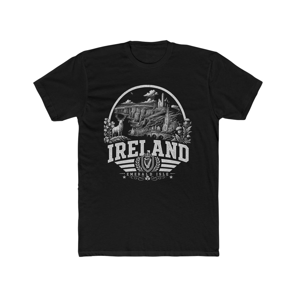 Ireland vintage landmarks men's tee — iconic landmark design | Nameshi Destinations (view 2)