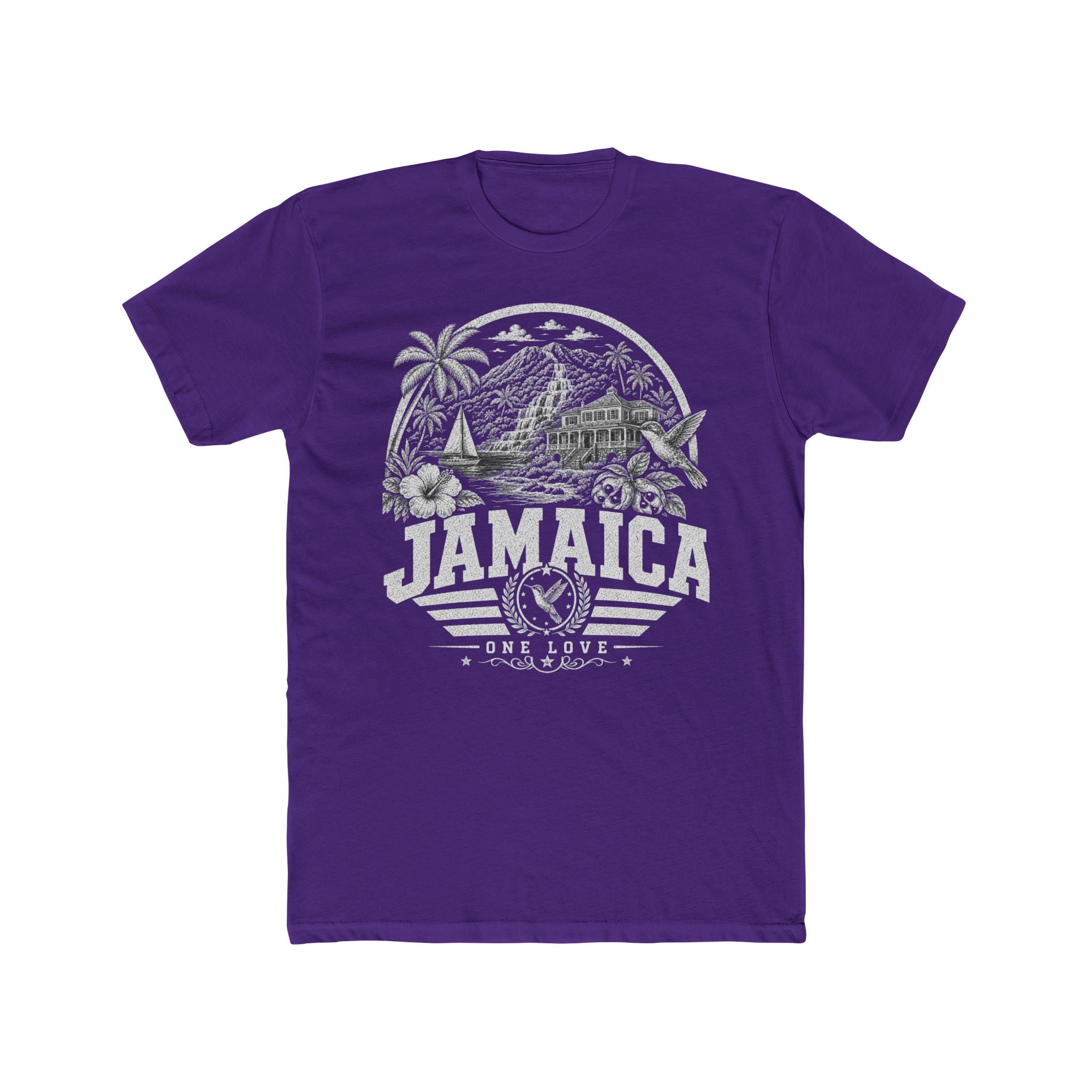 Jamaica vintage landmarks men's tee — iconic landmark design | Nameshi Destinations (view 13)