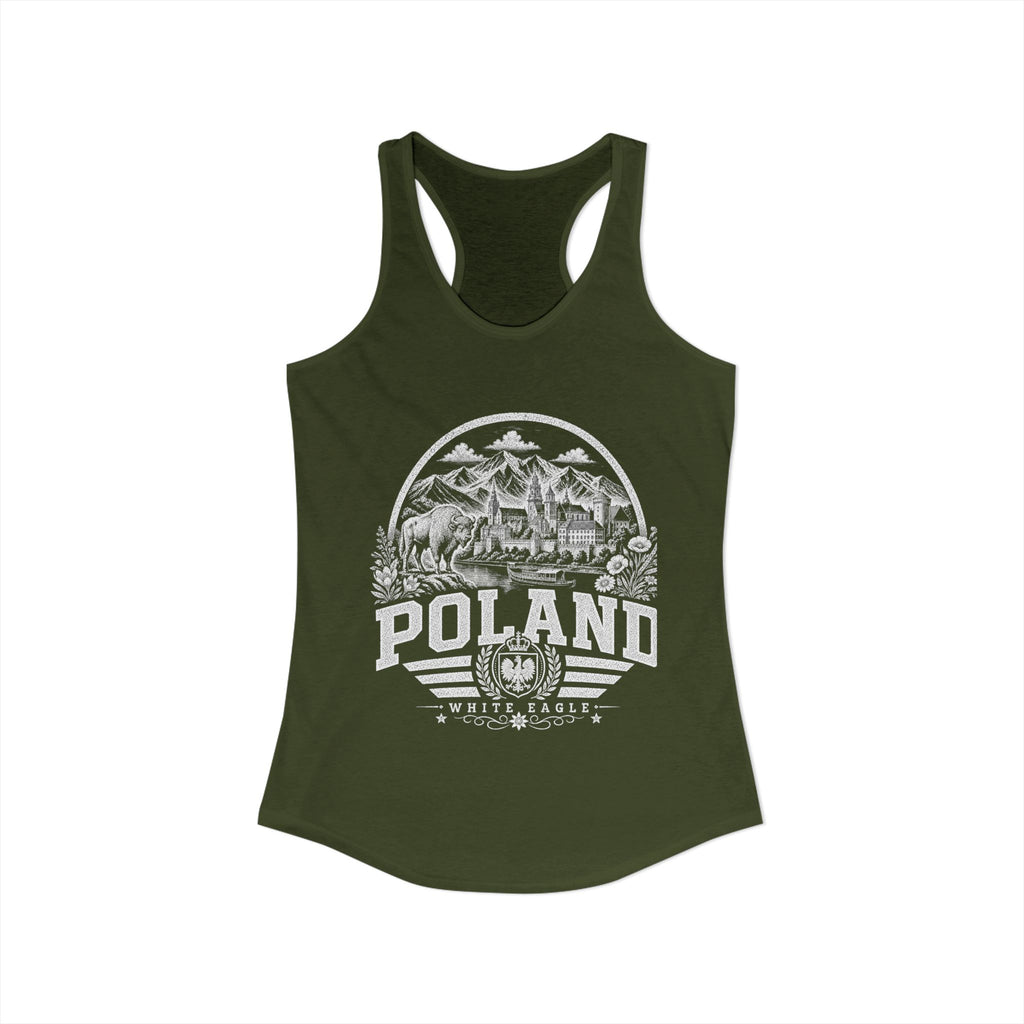 Poland White Eagle Women's Tank Top