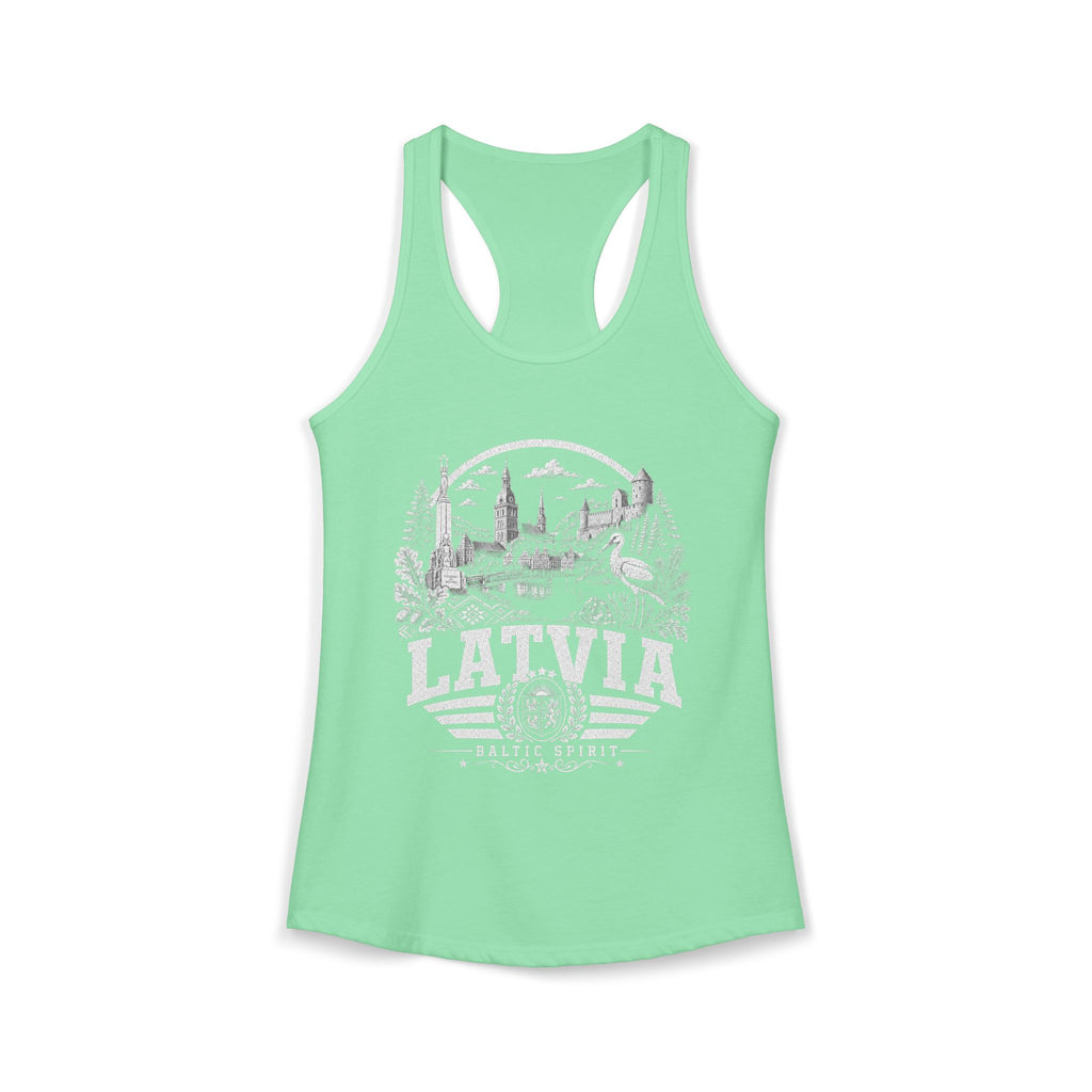 Latvia Baltic Spirit Women's Tank Top
