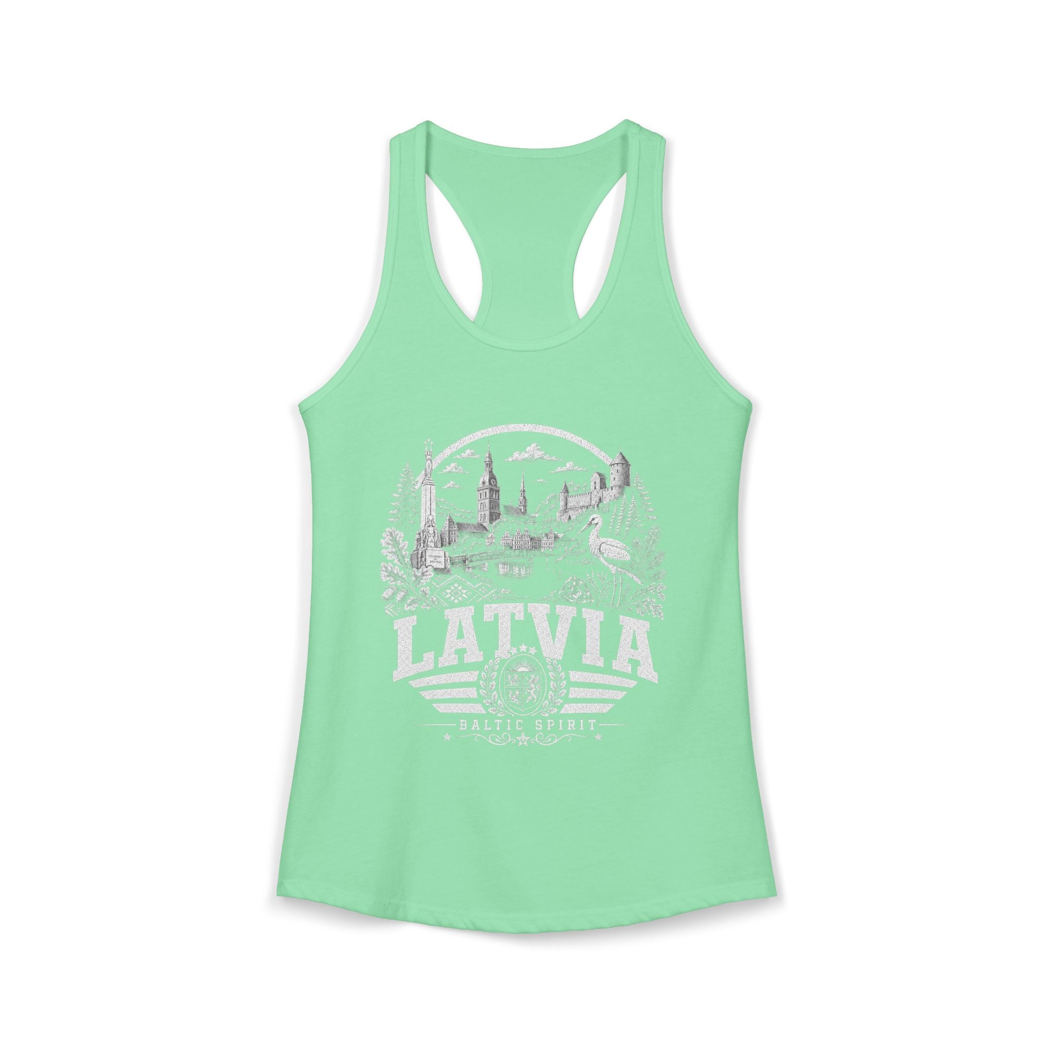 Latvia Baltic Spirit Women's Tank Top
