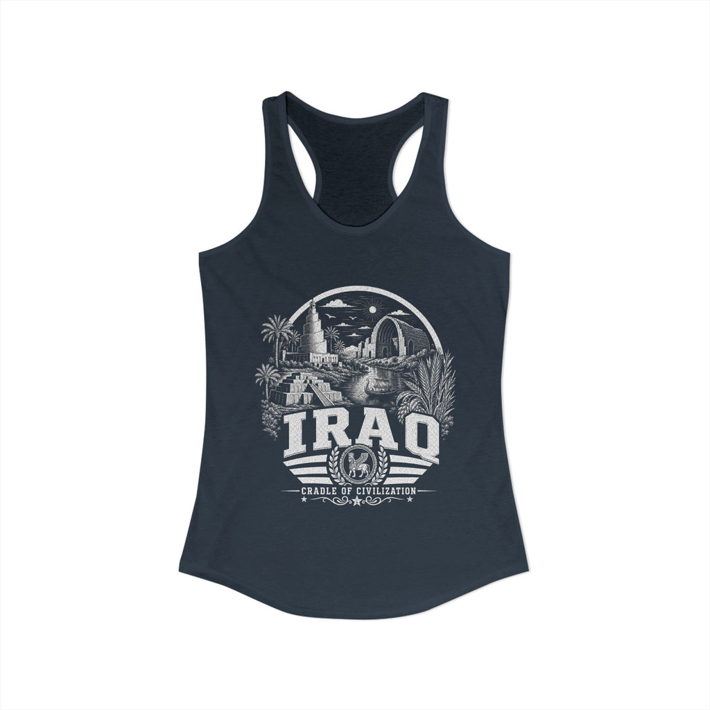 Camiseta sin mangas de mujer "Irak Cuna de la Civilización"