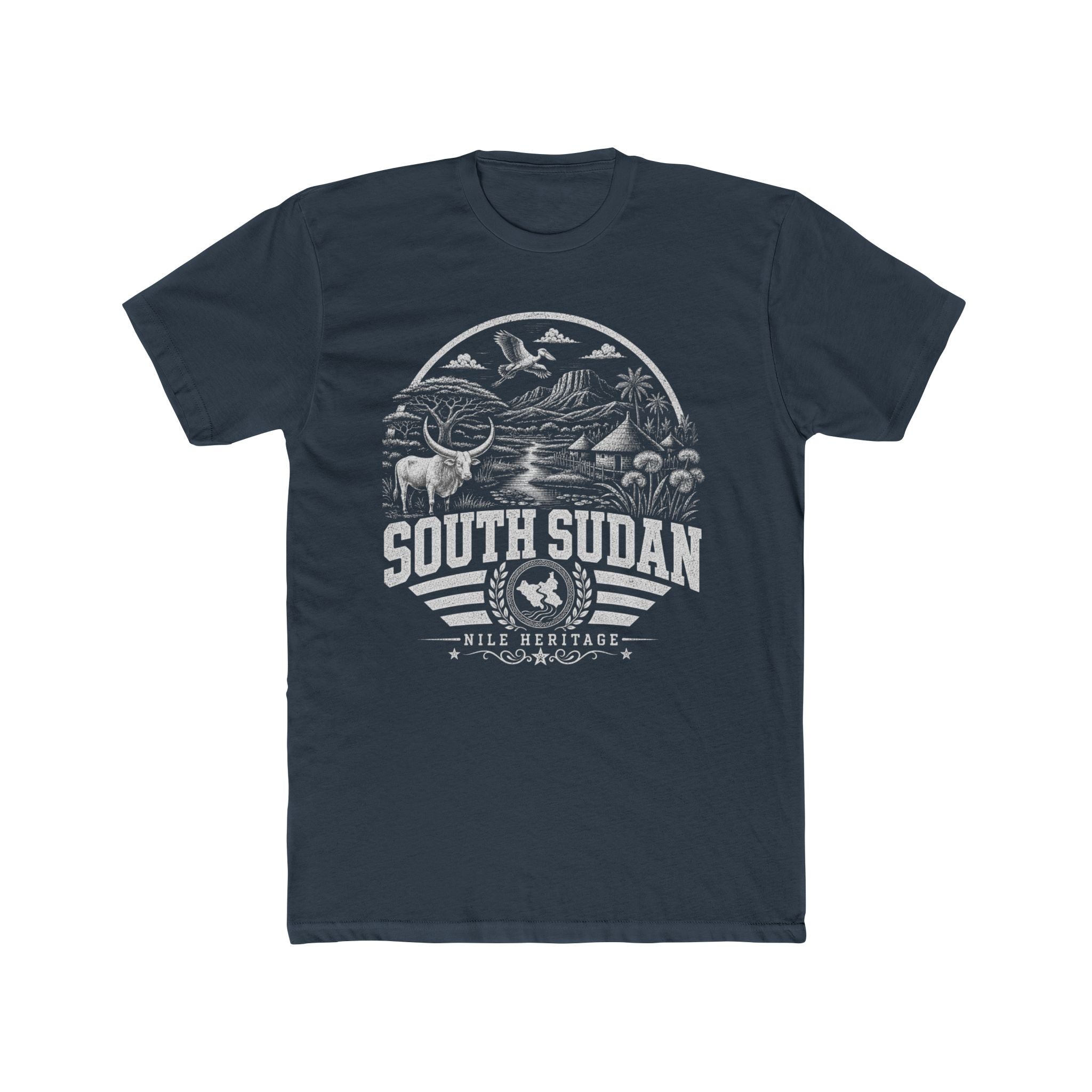 Camiseta Masculina South Sudan Nile Heritage