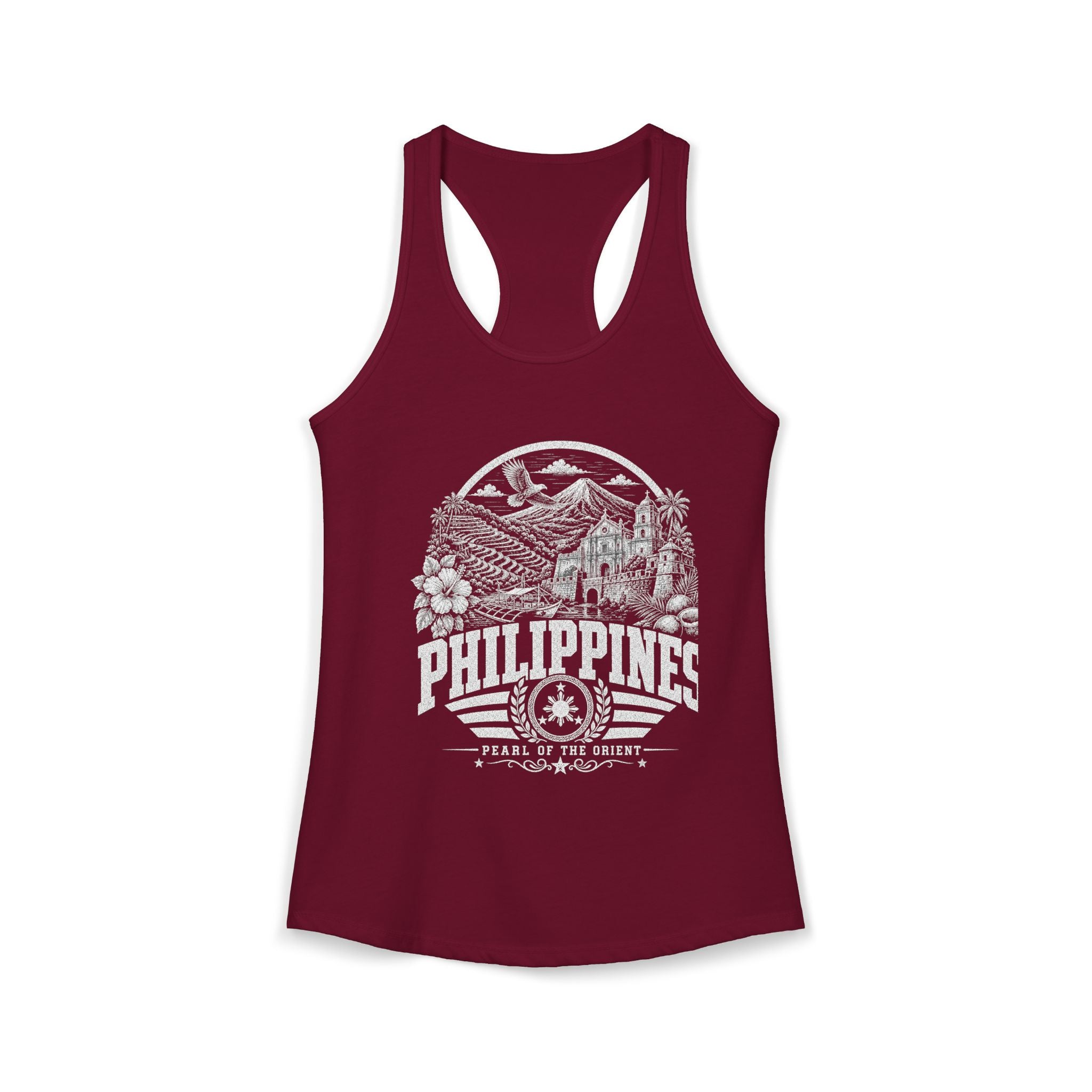 Philippines Pearl of the Orient Women's Tank Top