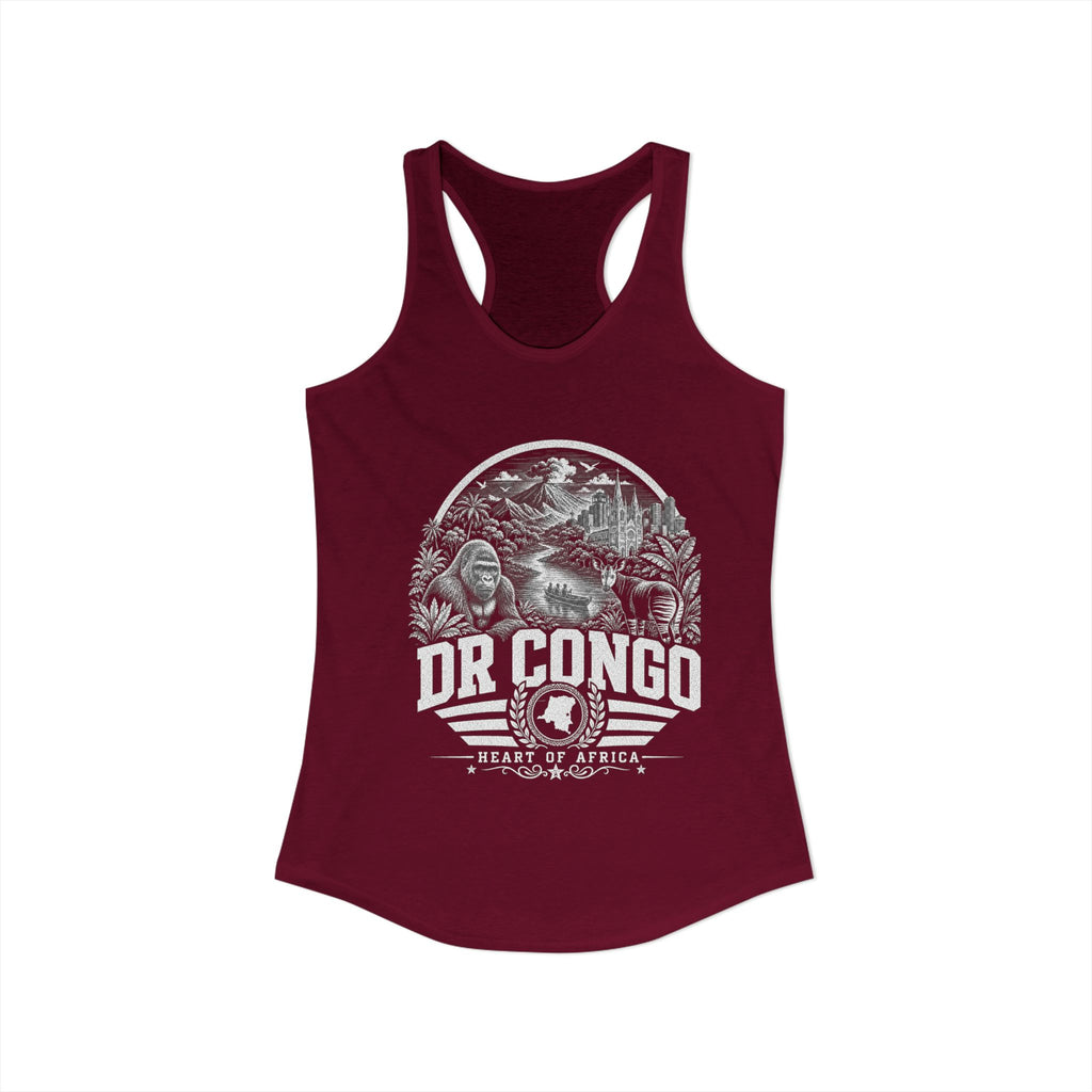Democratic Republic of the Congo Heart of Africa Women's Tank Top