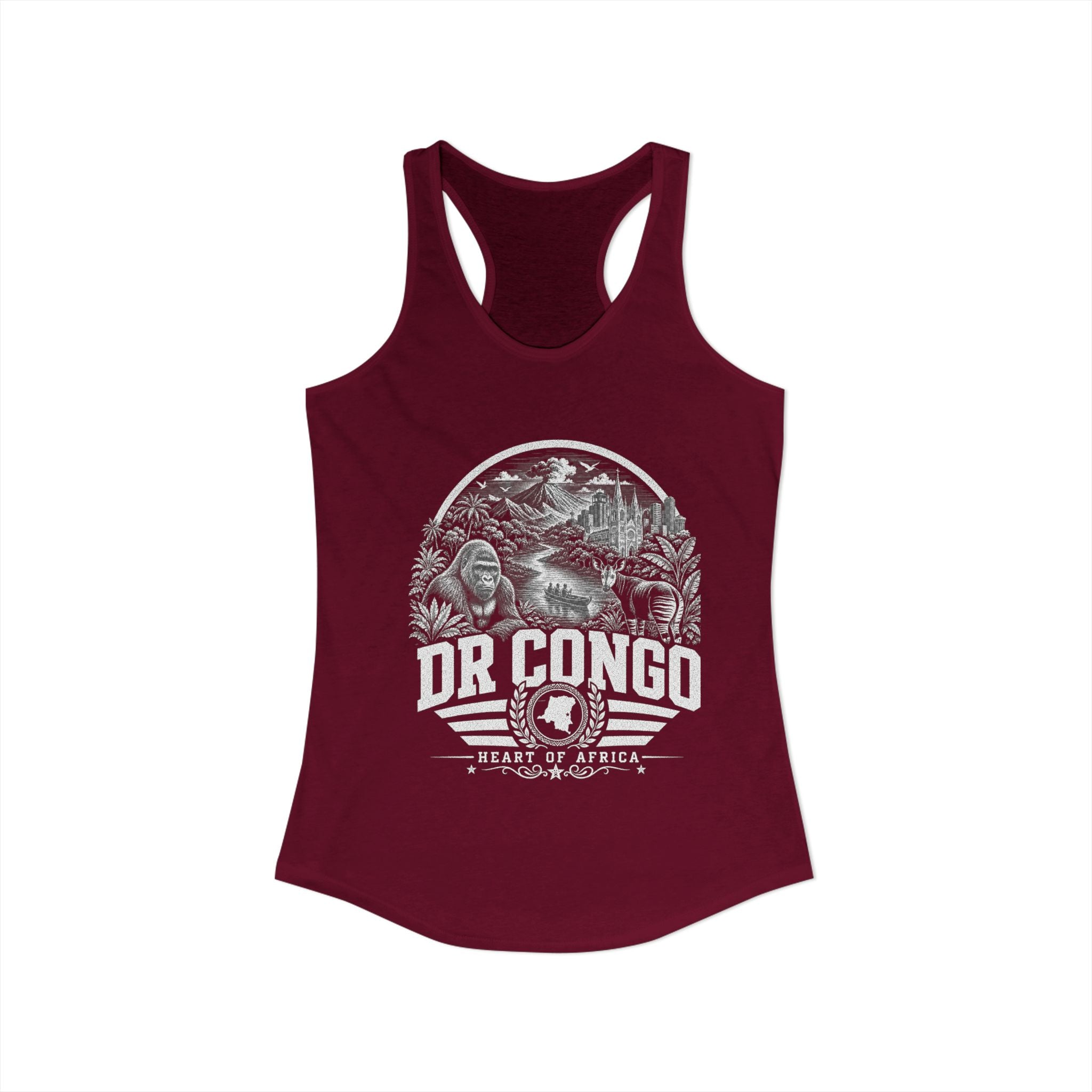 Democratic Republic of the Congo Heart of Africa Women's Tank Top