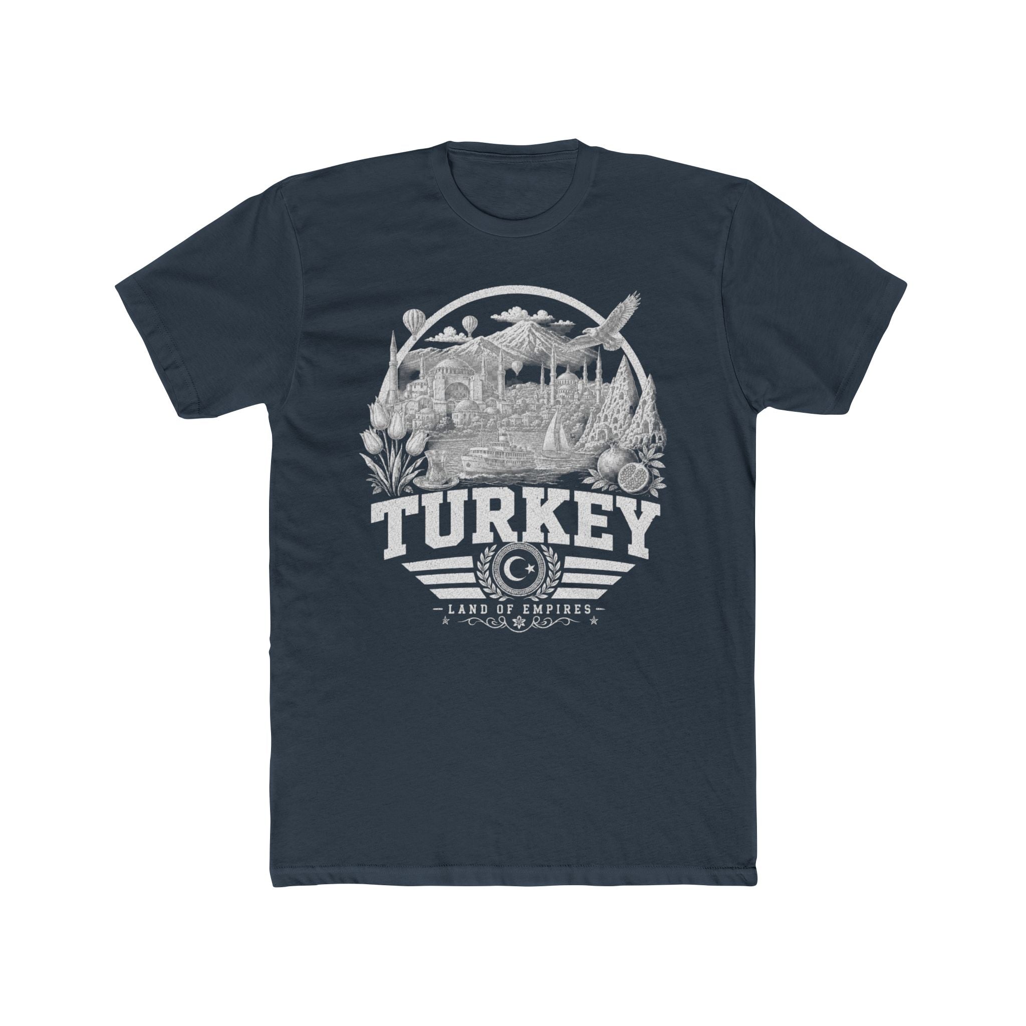 Turkey vintage landmarks men's tee — iconic landmark design | Nameshi Destinations (view 8)