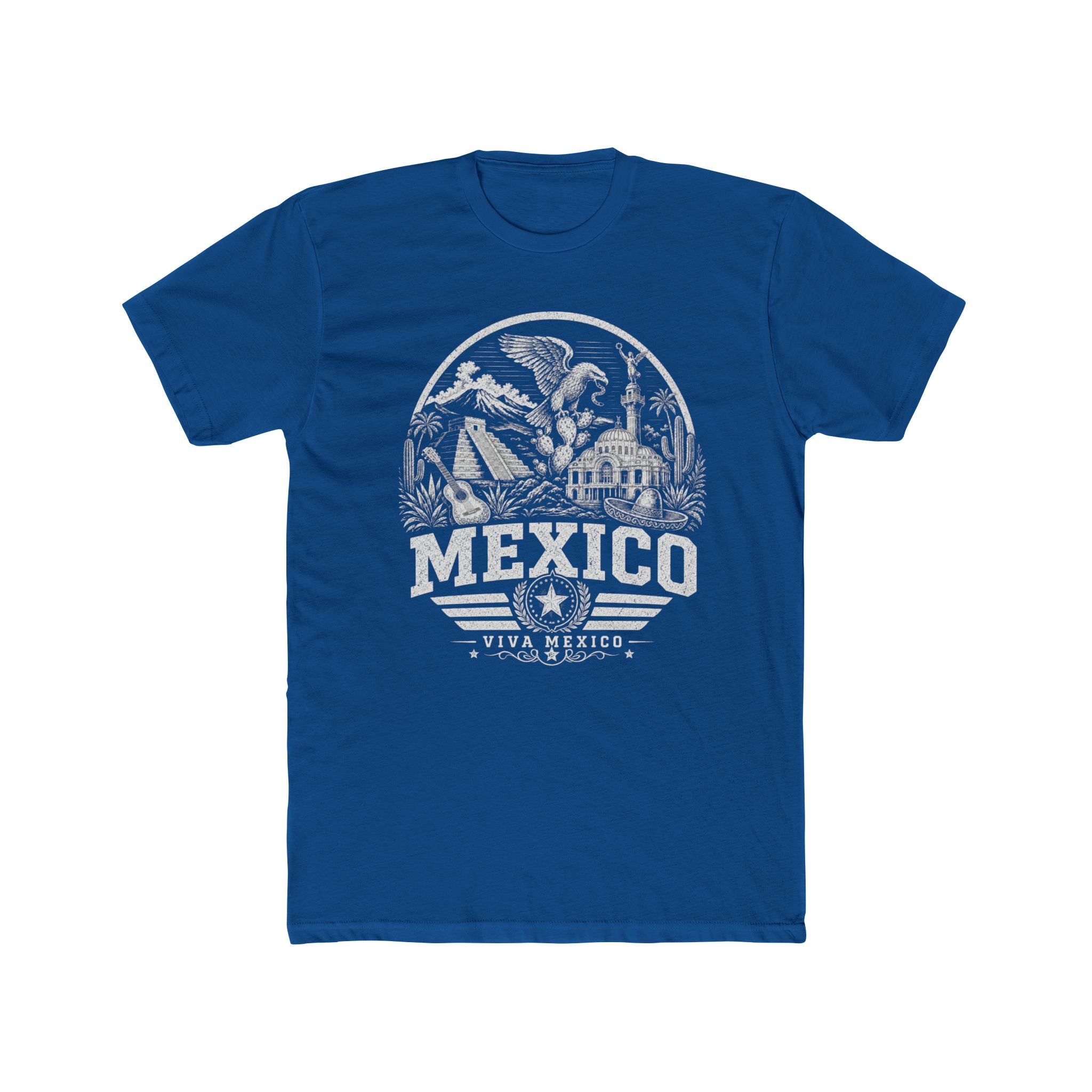 Mexico vintage landmarks men's tee — iconic landmark design | Nameshi Destinations (view 10)