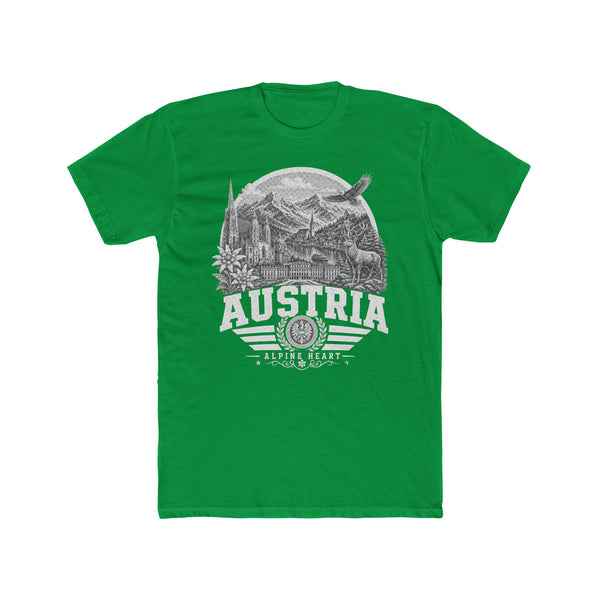Austria Alpine Heart Men's Tee