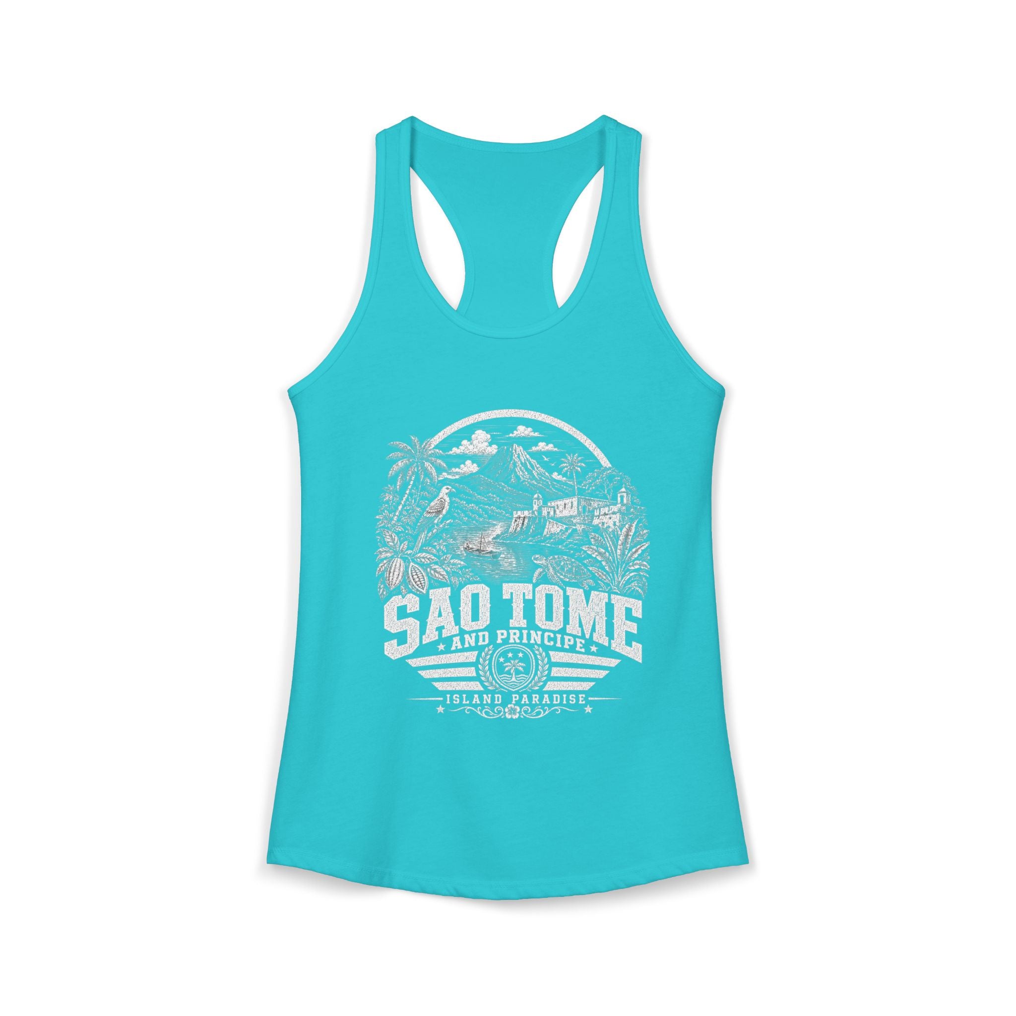 Sao Tome and Principe Island Paradise Women's Tank Top