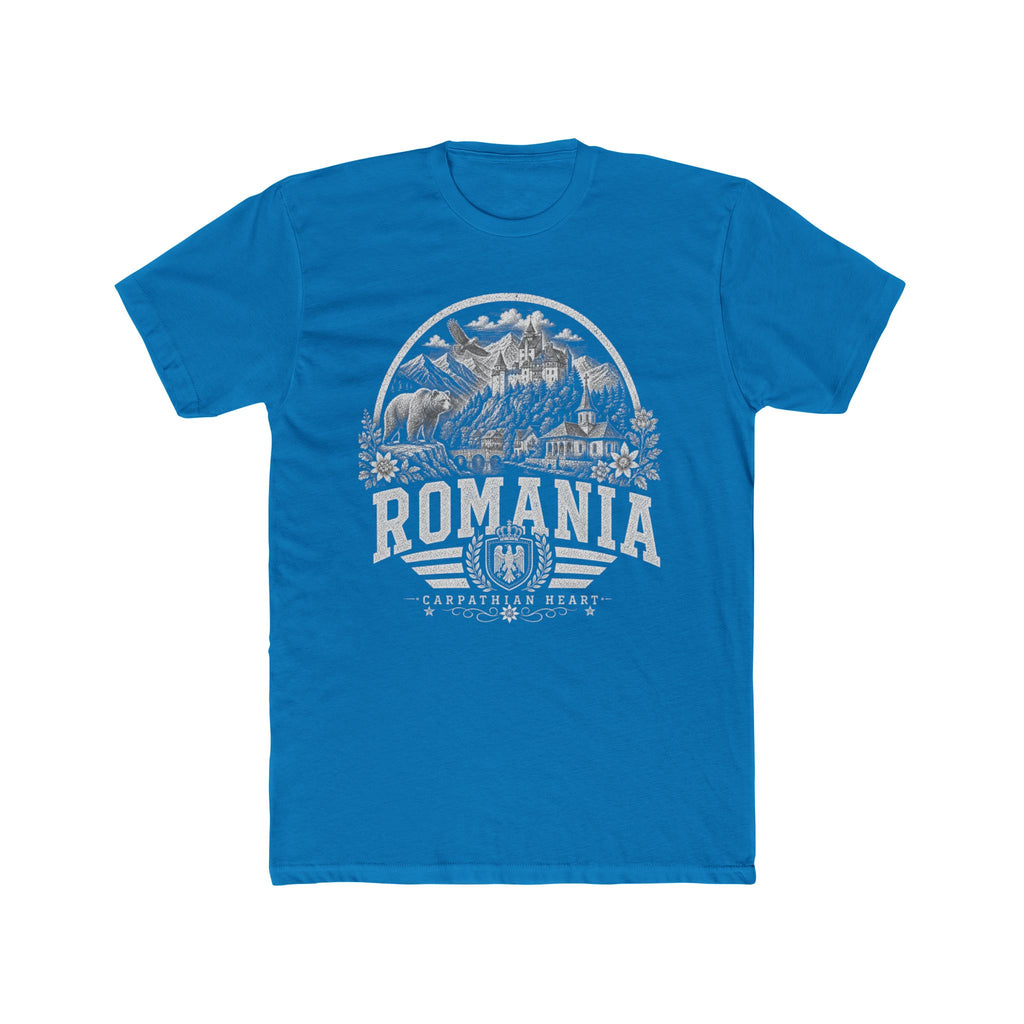 Romania vintage landmarks men's tee — iconic landmark design | Nameshi Destinations (view 9)