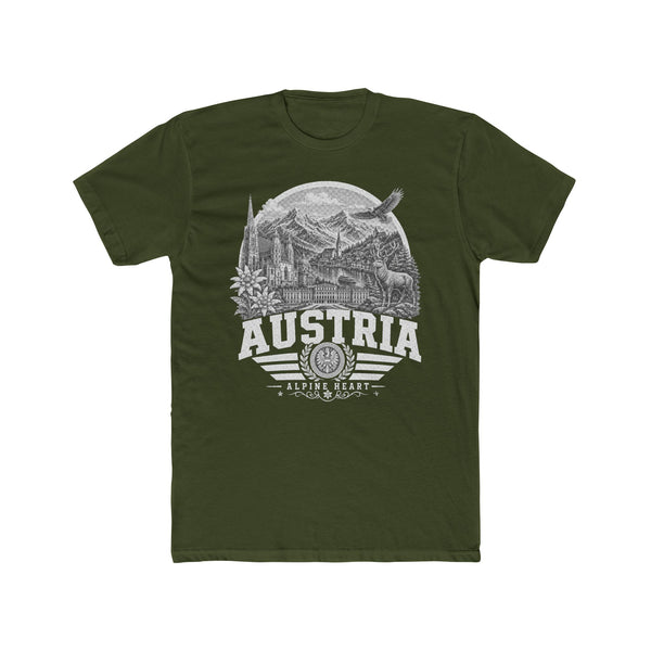Austria Alpine Heart Men's Tee