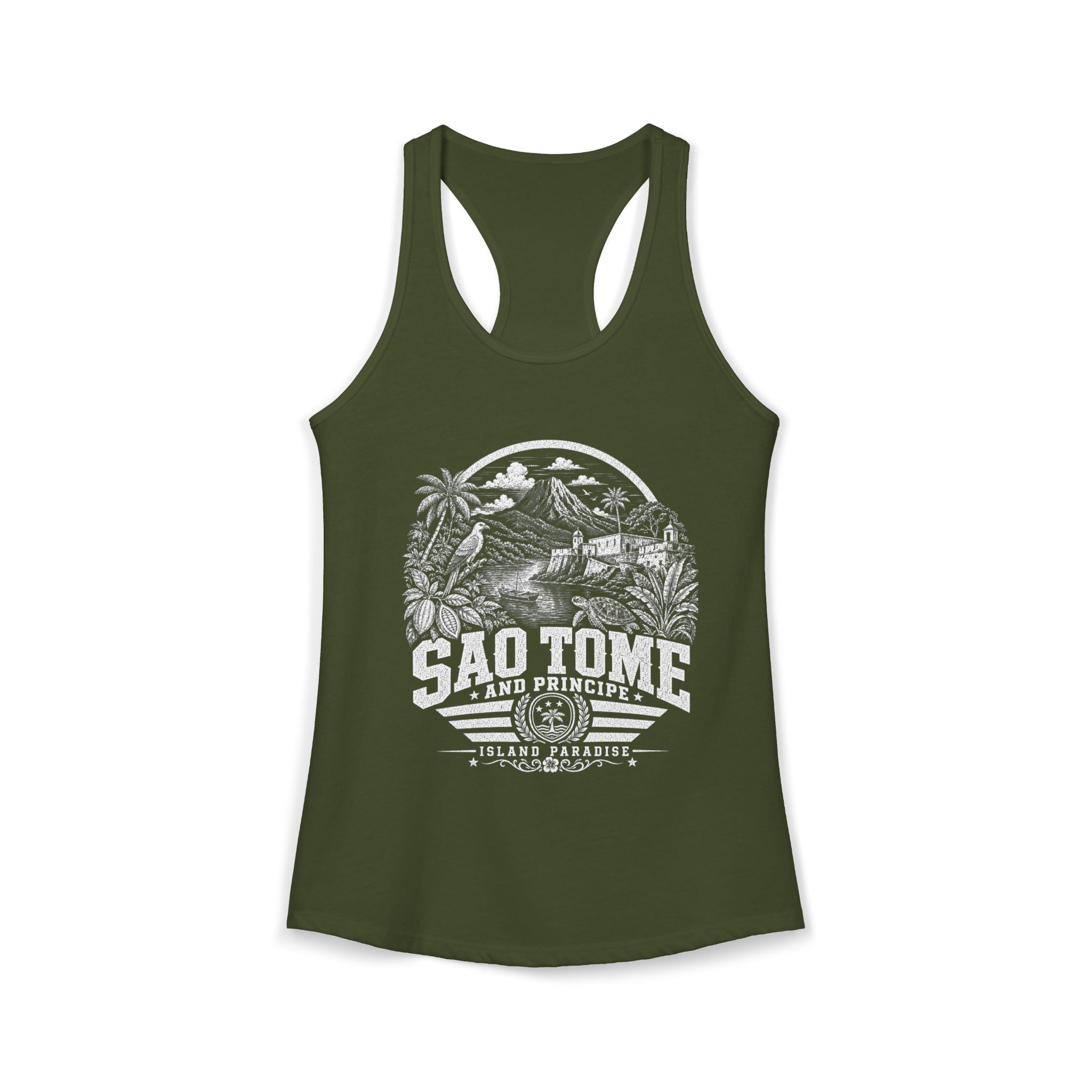 Sao Tome and Principe Island Paradise Women's Tank Top