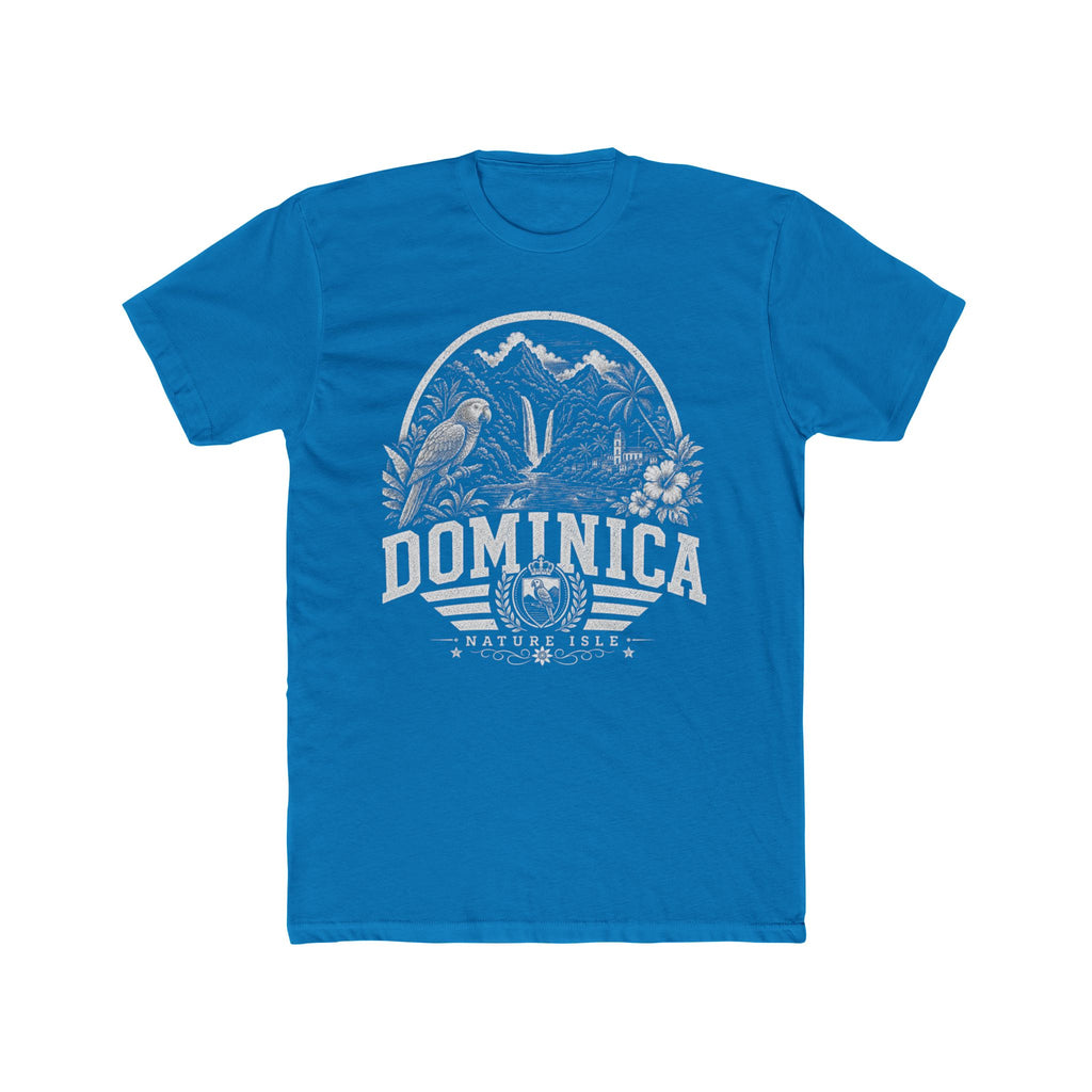 Dominica vintage landmarks men's tee — iconic landmark design | Nameshi Destinations (view 9)
