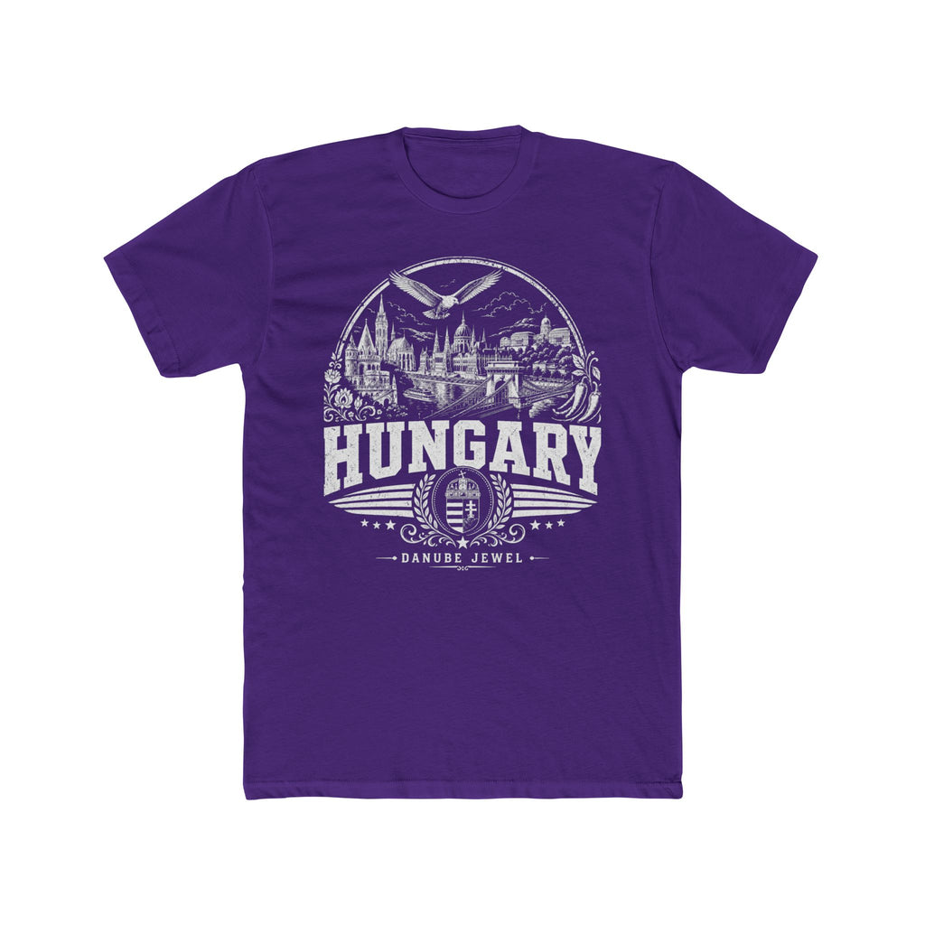 Hungary vintage landmarks men's tee — iconic landmark design | Nameshi Destinations (view 13)