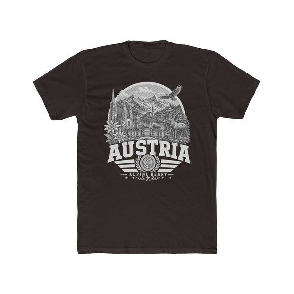 Austria Alpine Heart Men's Tee