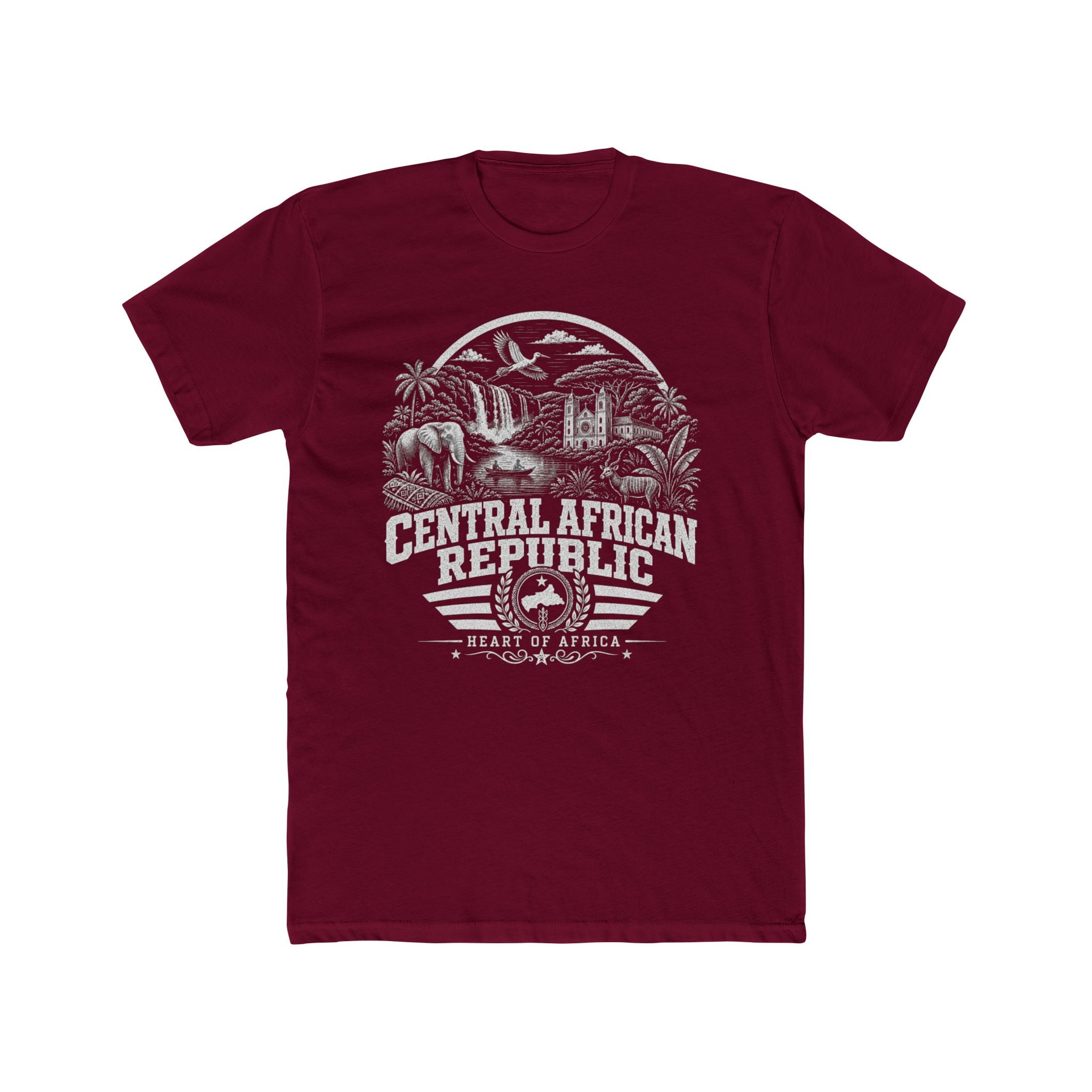 Central African Republic Heart of Africa Men's Tee