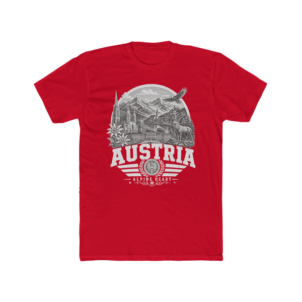 Austria Alpine Heart Men's Tee