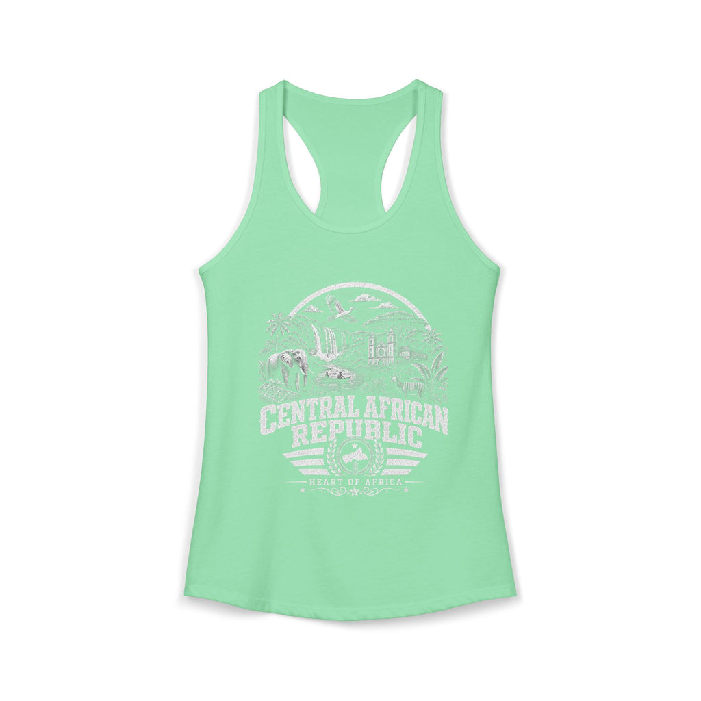 Central African Republic Heart of Africa Women's Tank Top