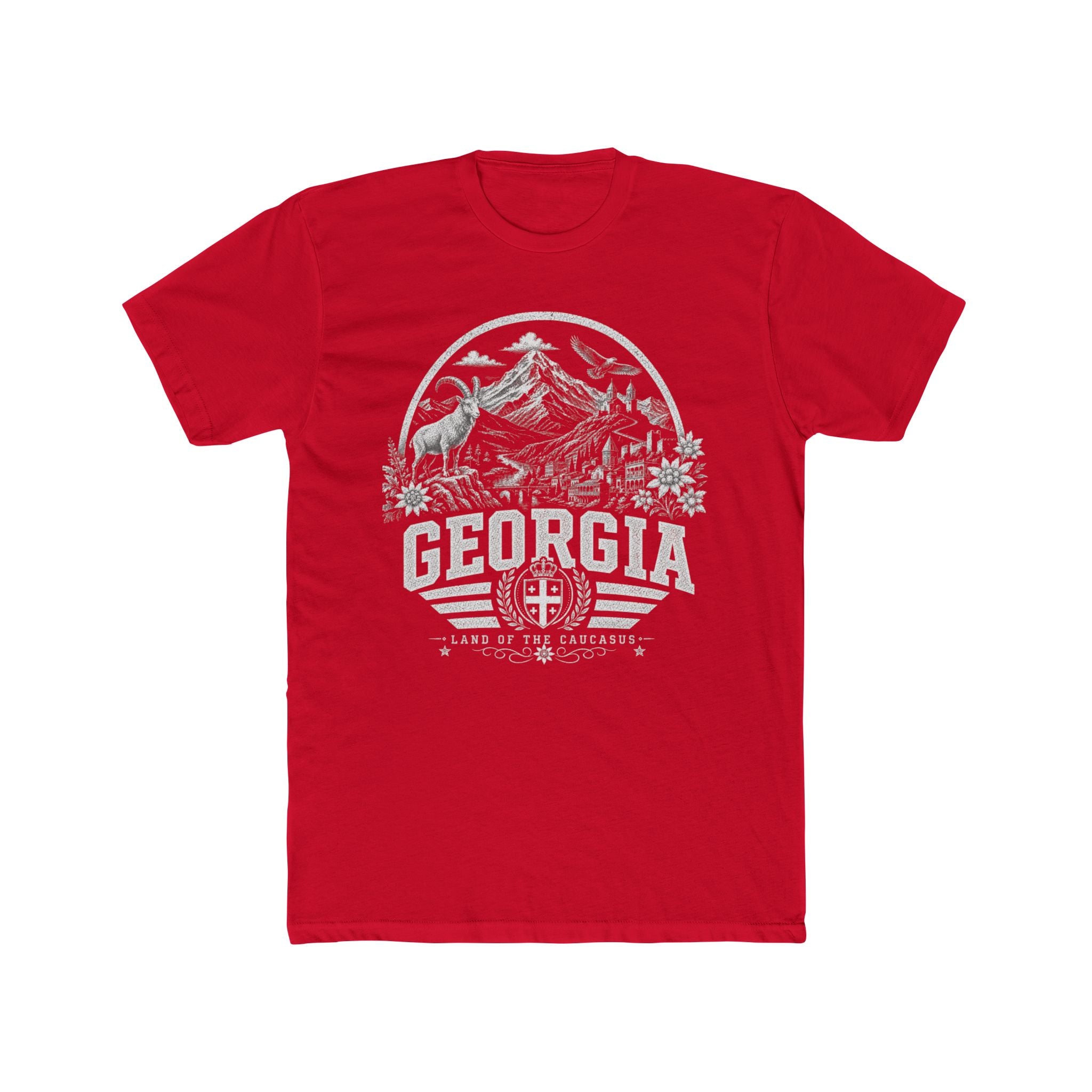 Georgia vintage landmarks men's tee — iconic landmark design | Nameshi Destinations (view 15)