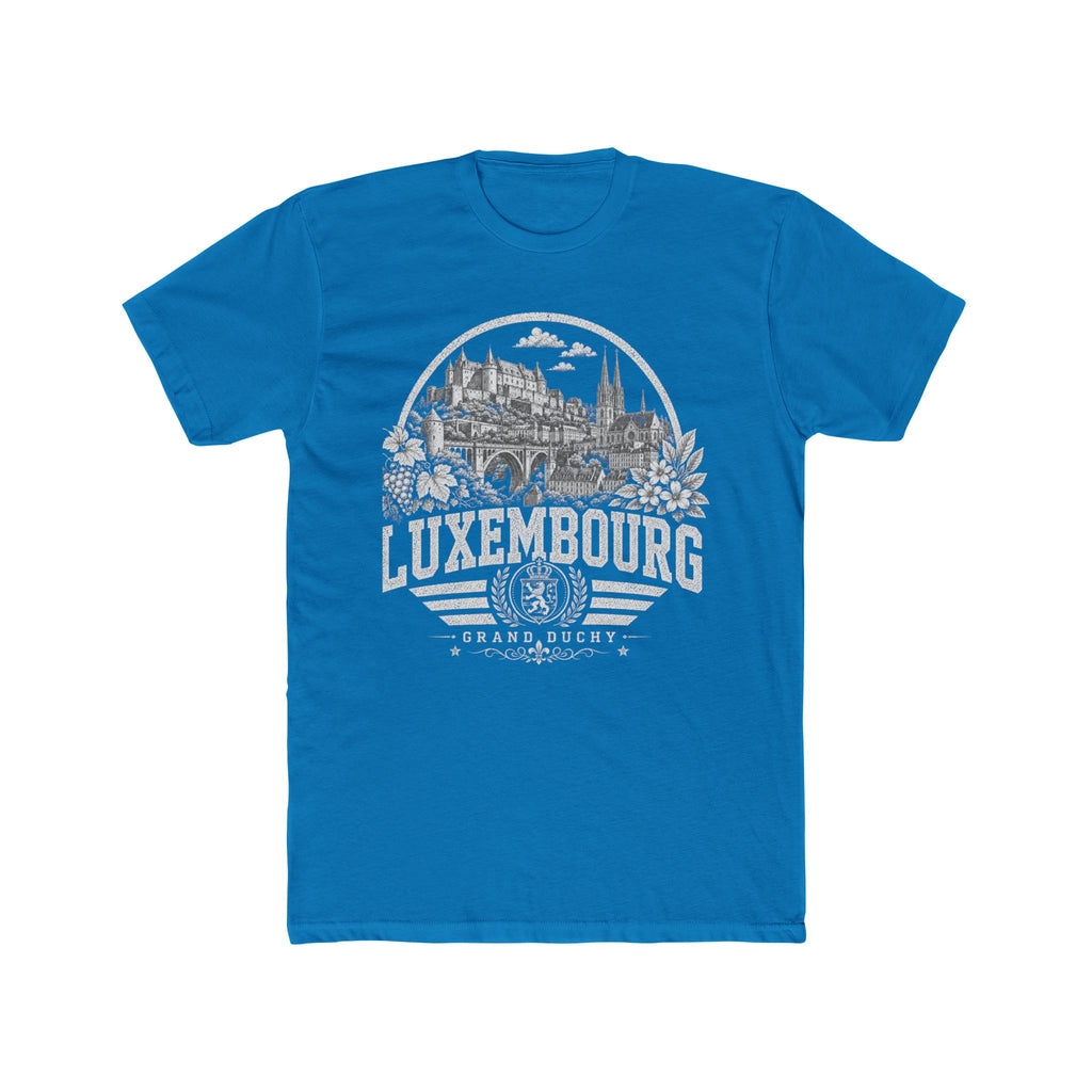 Luxembourg vintage landmarks men's tee — iconic landmark design | Nameshi Destinations (view 9)