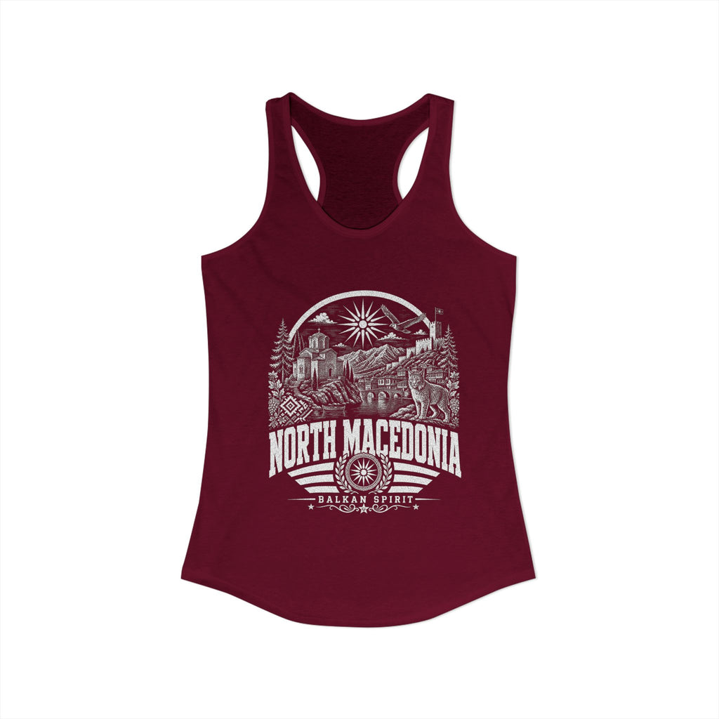 North Macedonia Balkan Spirit Women's Tank Top