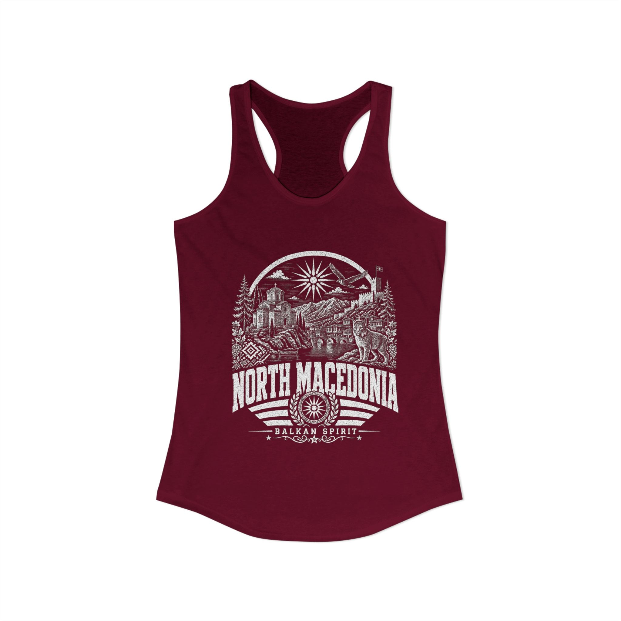 North Macedonia Balkan Spirit Women's Tank Top