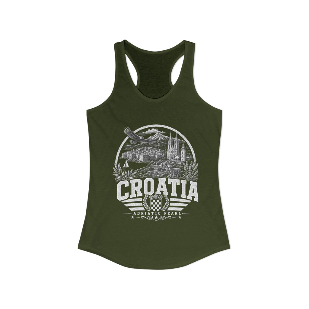 Croatia Adriatic Pearl Women's Tank Top