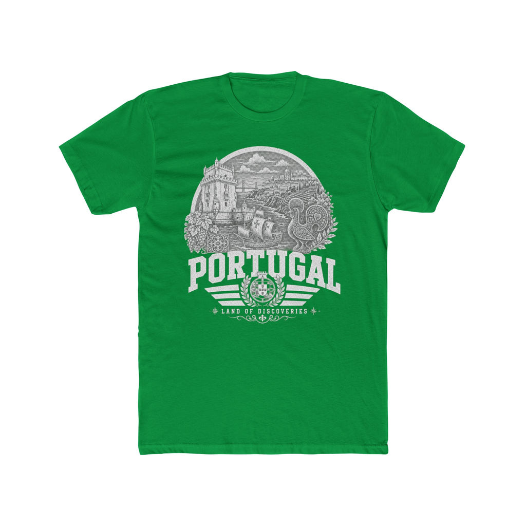 Portugal vintage landmarks men's tee — iconic landmark design | Nameshi Destinations (view 6)