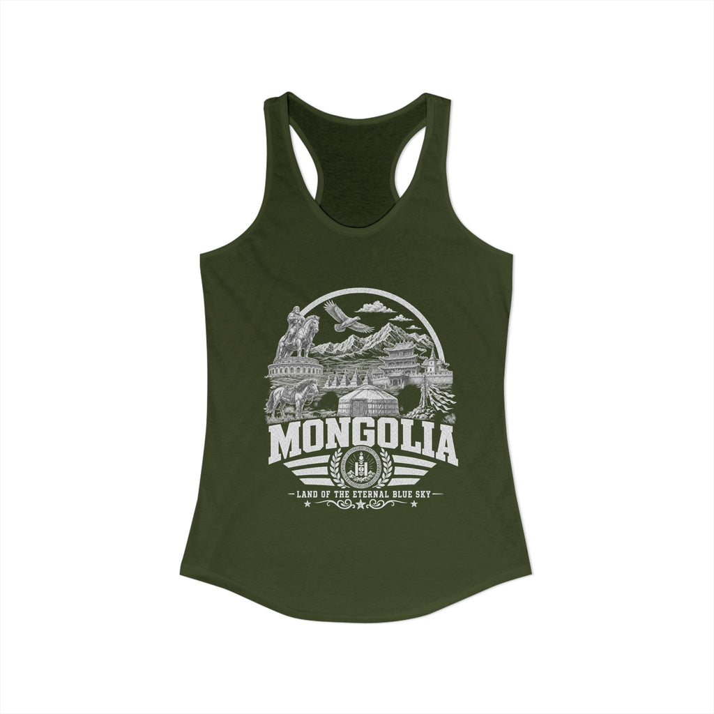 Mongolia Land of the Eternal Blue Sky Women's Tank Top