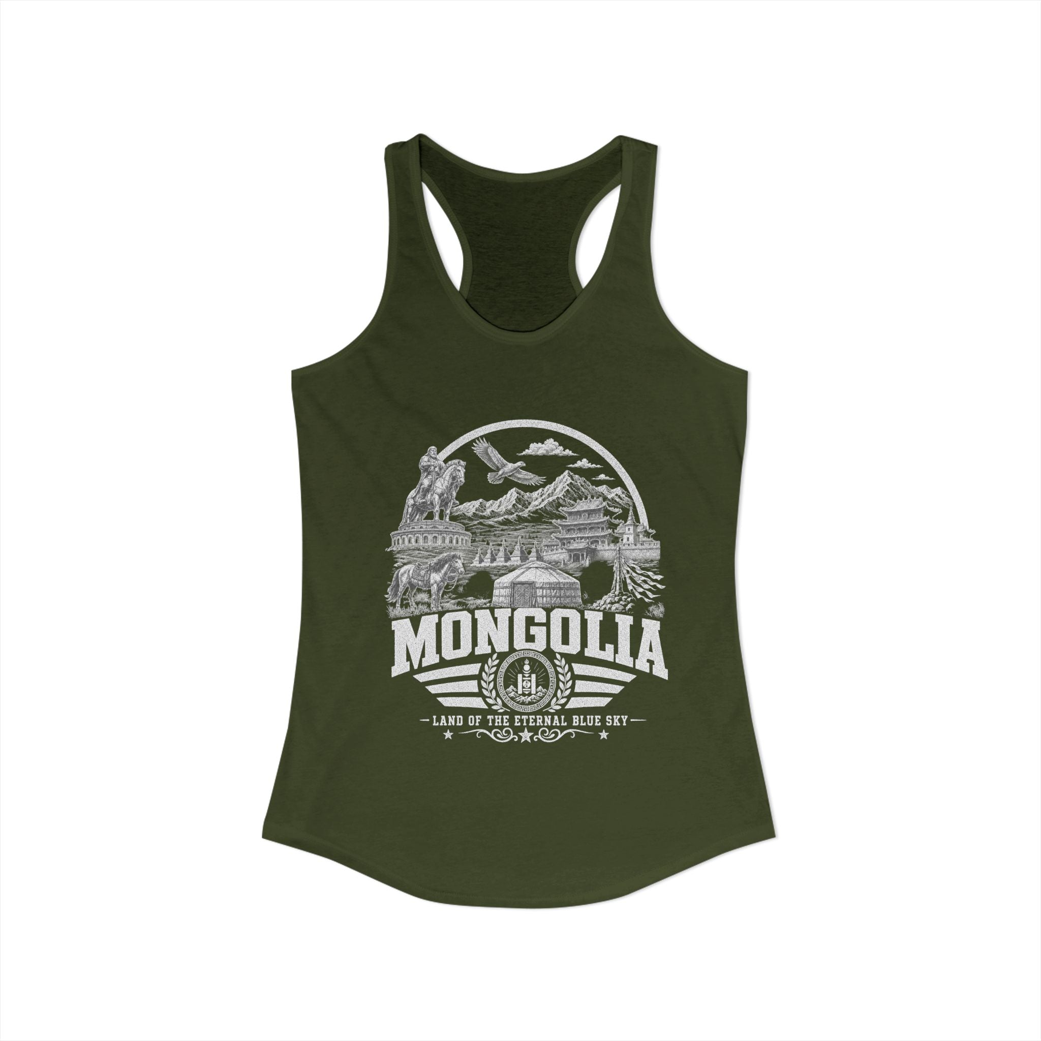 Mongolia Land of the Eternal Blue Sky Women's Tank Top
