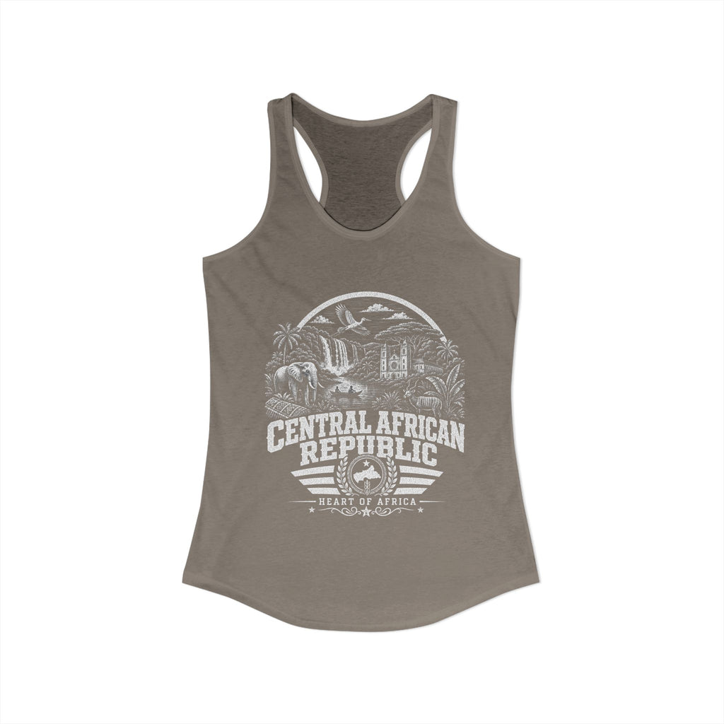 Central African Republic Heart of Africa Women's Tank Top