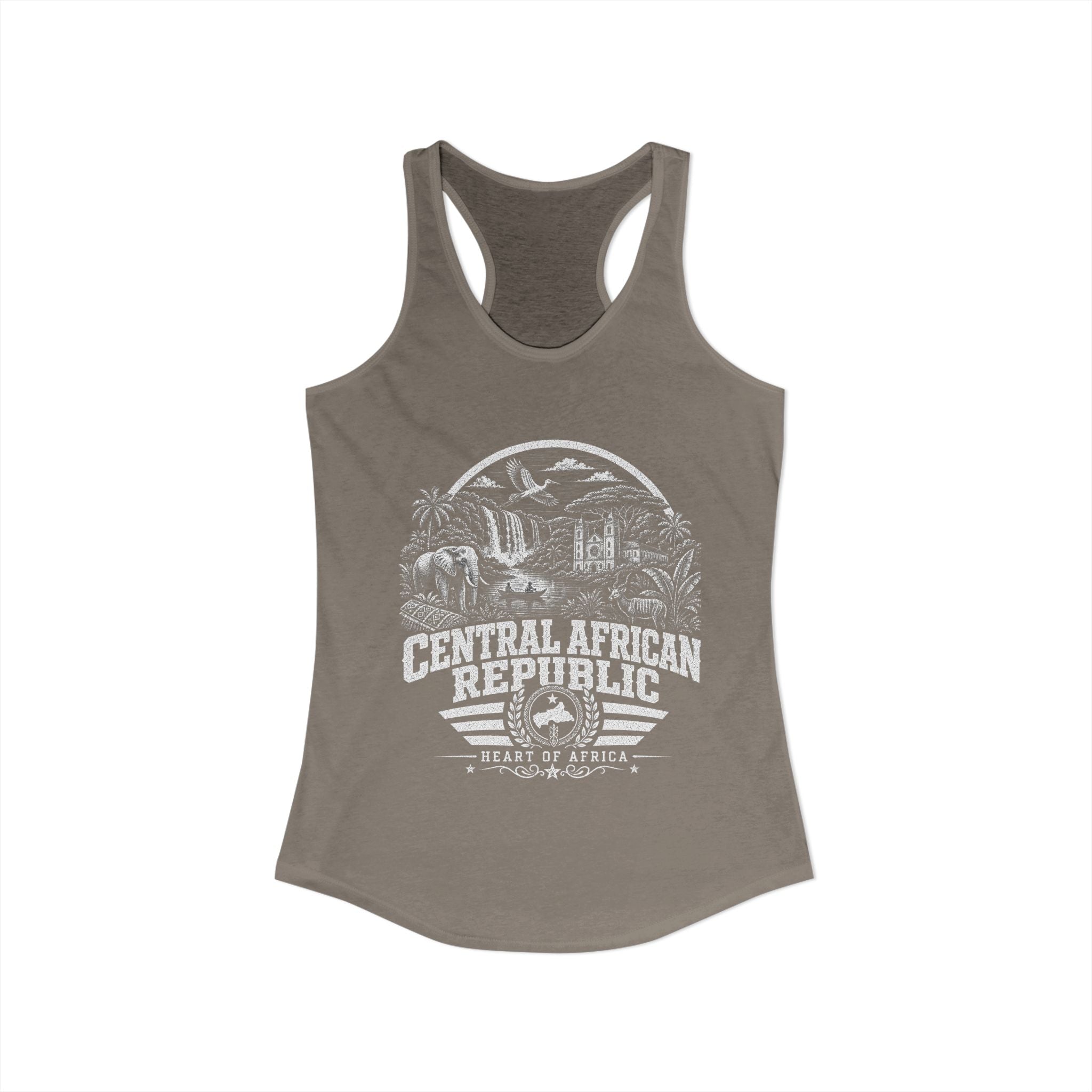 Central African Republic Heart of Africa Women's Tank Top