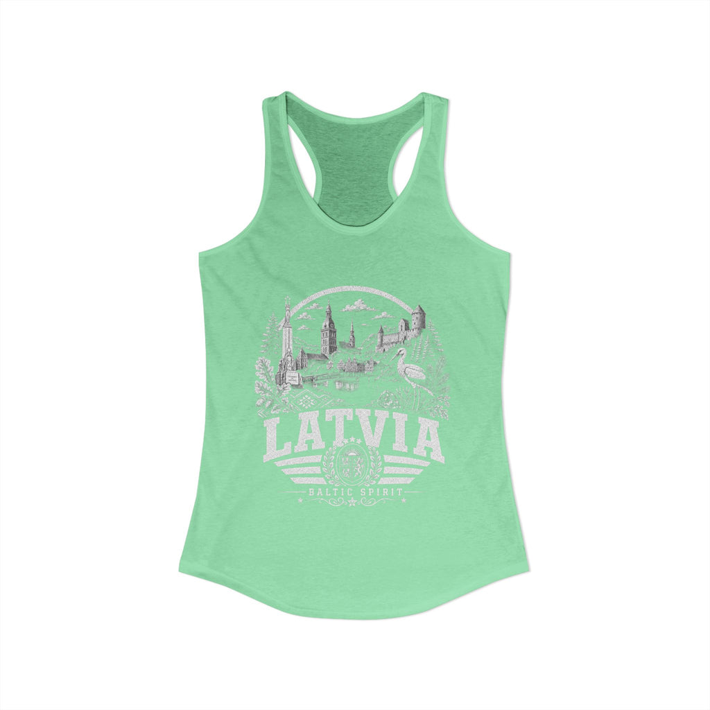 Latvia Baltic Spirit Women's Tank Top