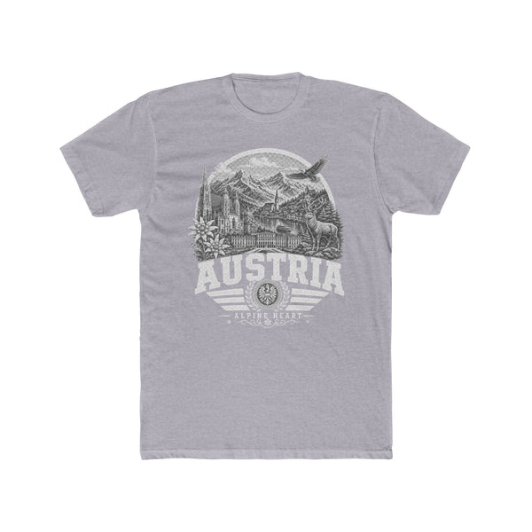 Austria Alpine Heart Men's Tee