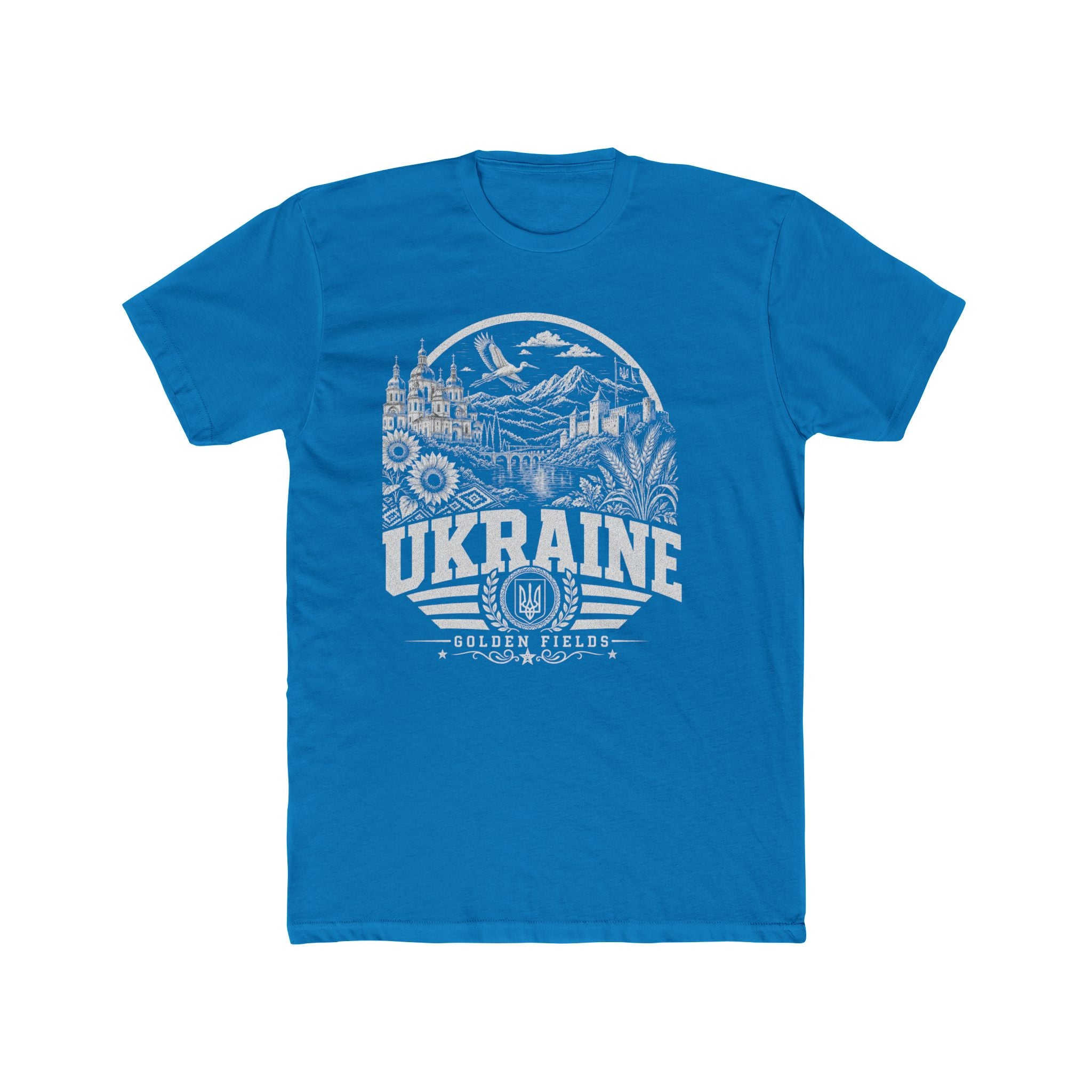 Ukraine vintage landmarks men's tee — iconic landmark design | Nameshi Destinations (view 9)