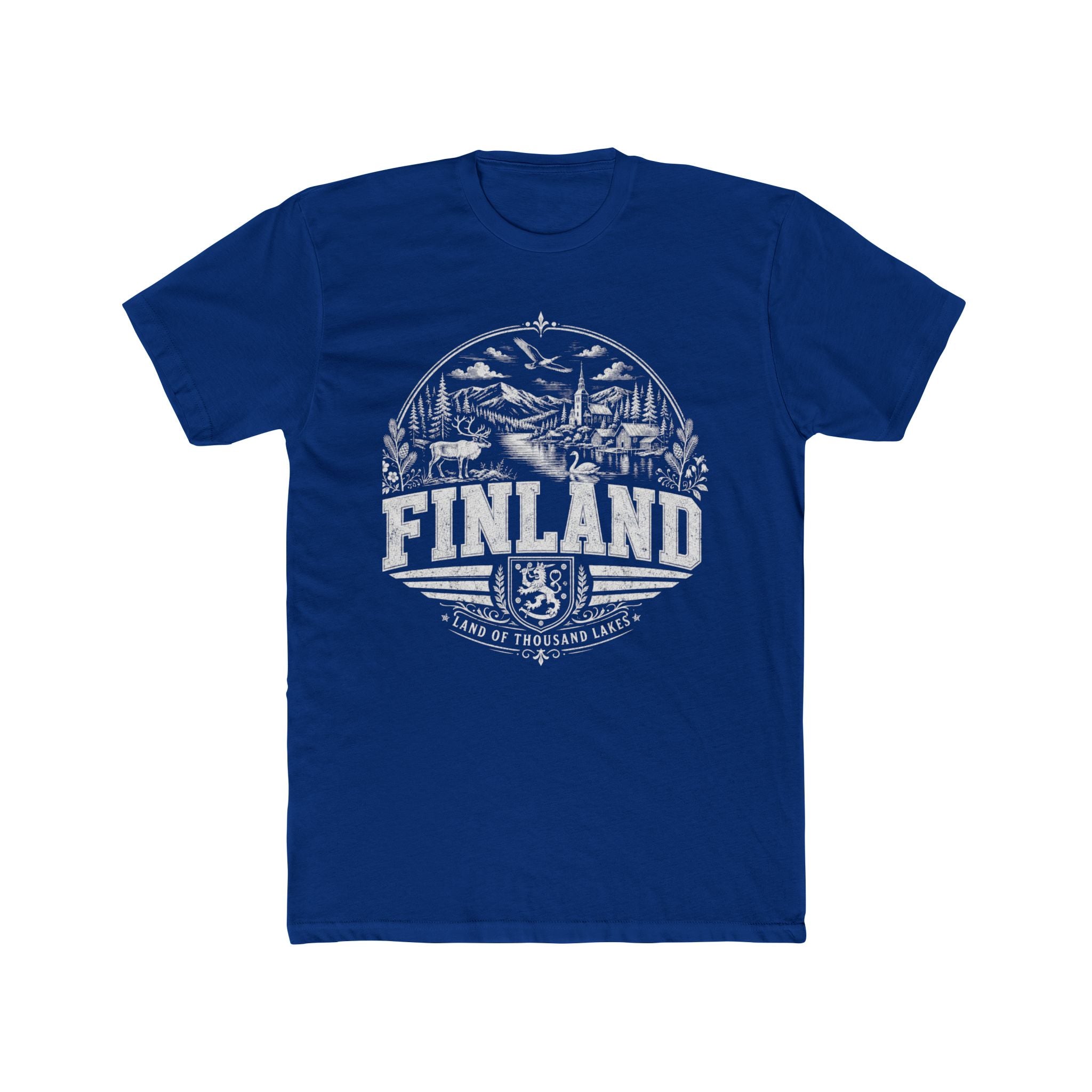 Finland vintage landmarks men's tee — iconic landmark design | Nameshi Destinations (view 11)
