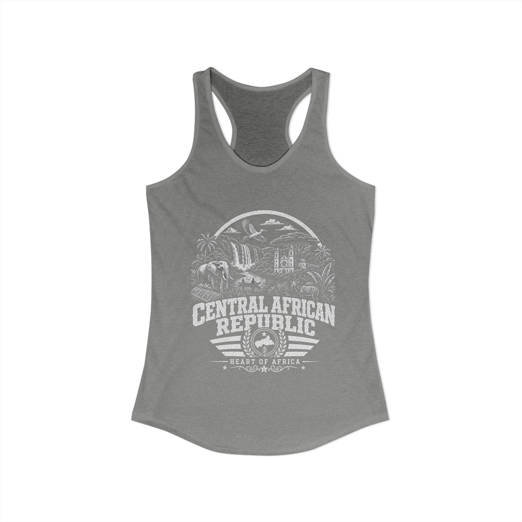 Central African Republic Heart of Africa Women's Tank Top