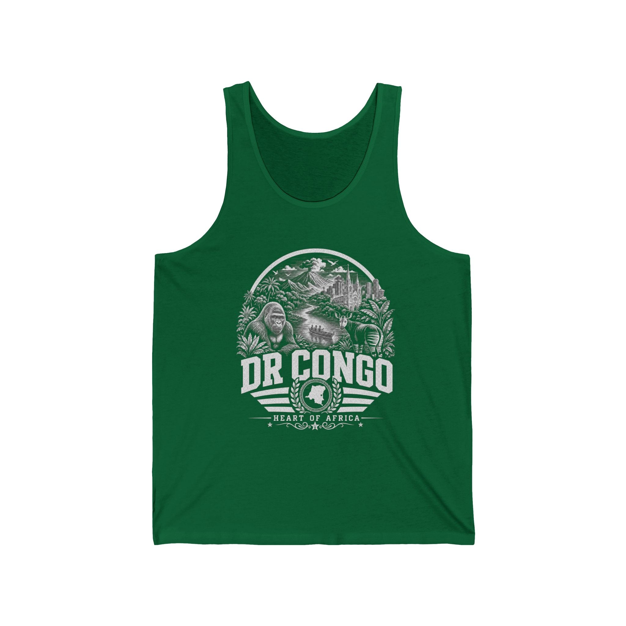 Democratic Republic of the Congo Heart of Africa Men's Tank Top